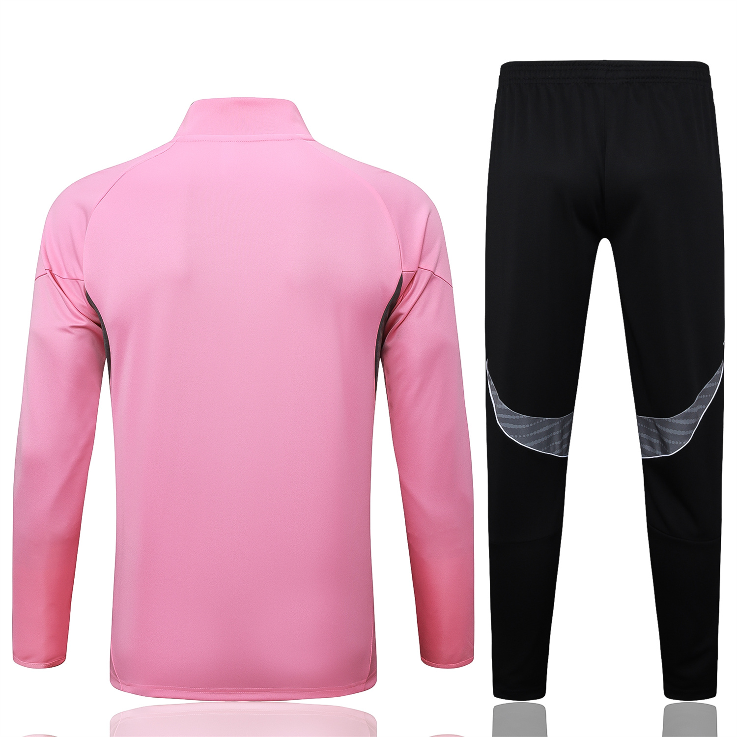 AlphaJersey-INT M.A.M 25-26 Jacket Training Tracksuit - Pink Top and Black Pants