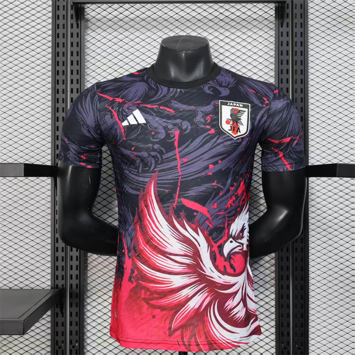 AlphaJersey-Japan 25-26 Firebird Special Edition Black Jersey - Player Version
