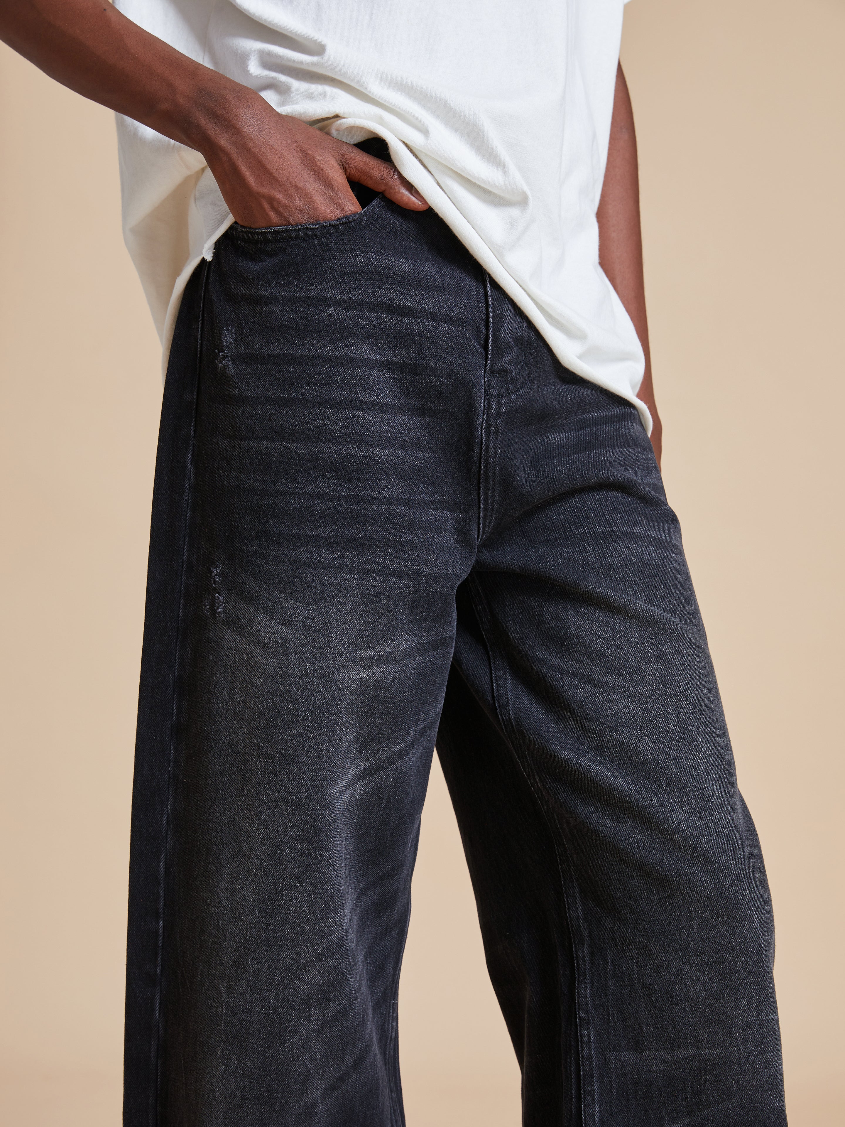 Lacy Baggy Jeans | Modern Menswear by yycbvcnbmmnbm