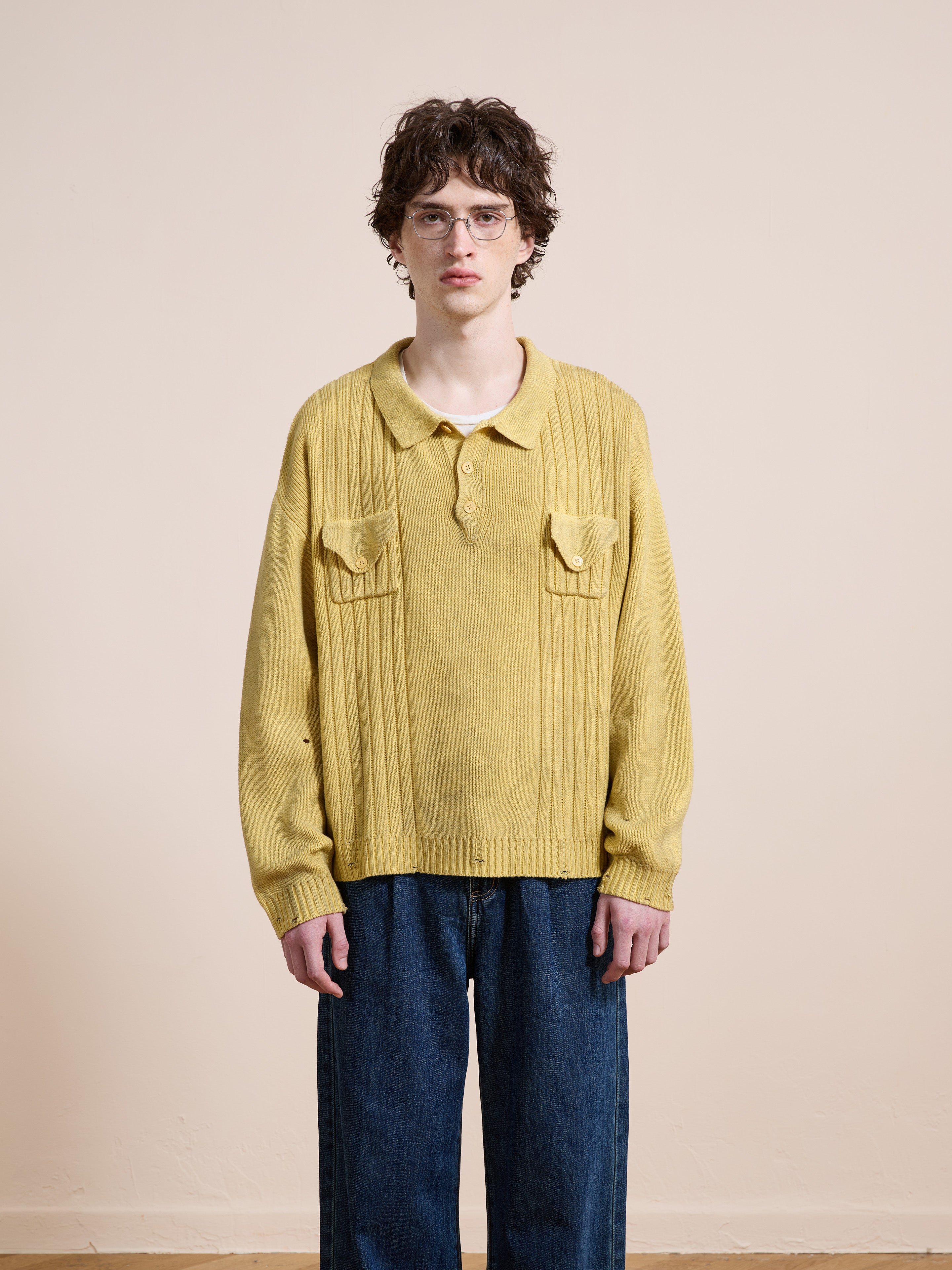 Distressed Pullover Knit | Modern Menswear by yycbvcnbmmnbm
