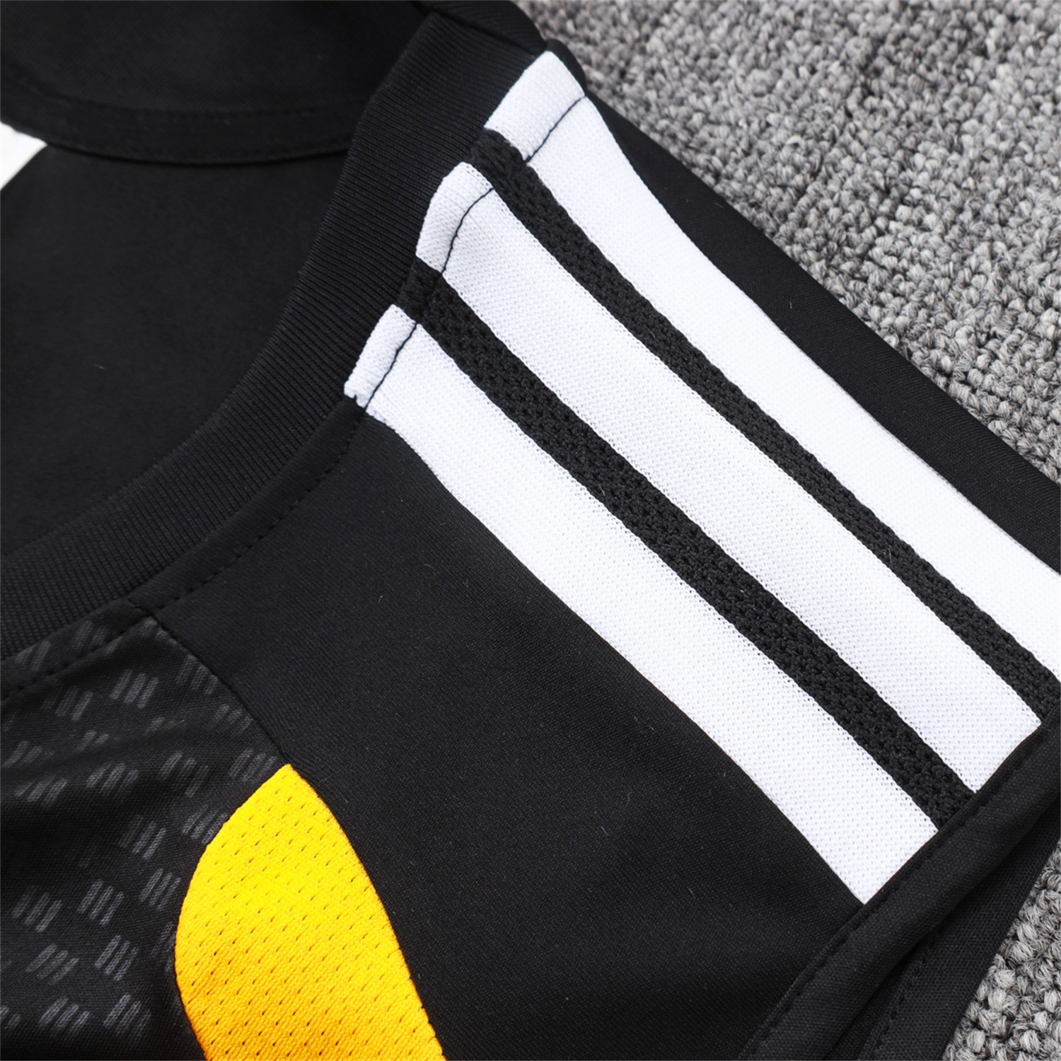 AlphaJersey-Germany 2026 Vest Training Set - Black Vest and Black Shorts