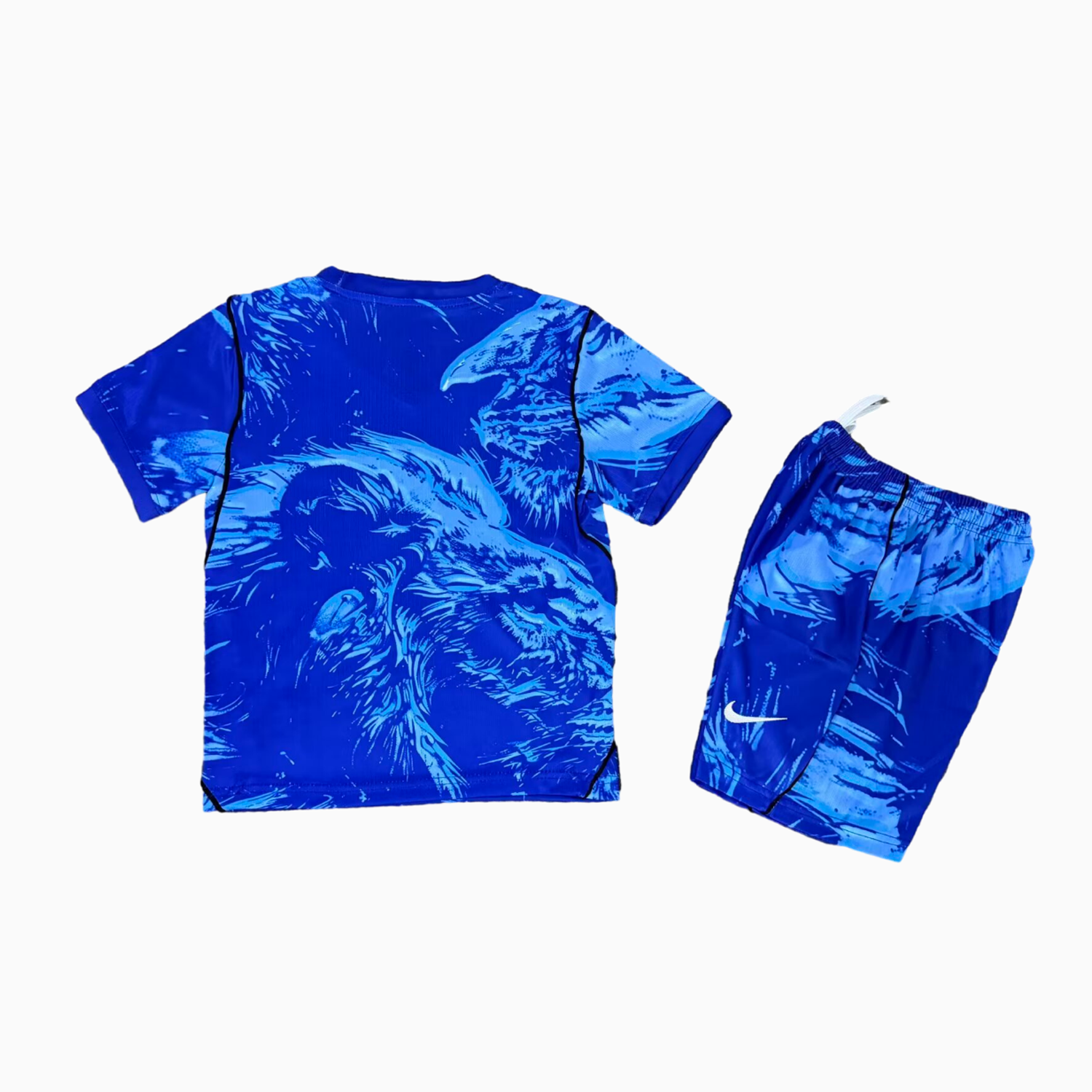 AlphaJersey-England 2026 Blue Goalkeeper Kids Kit