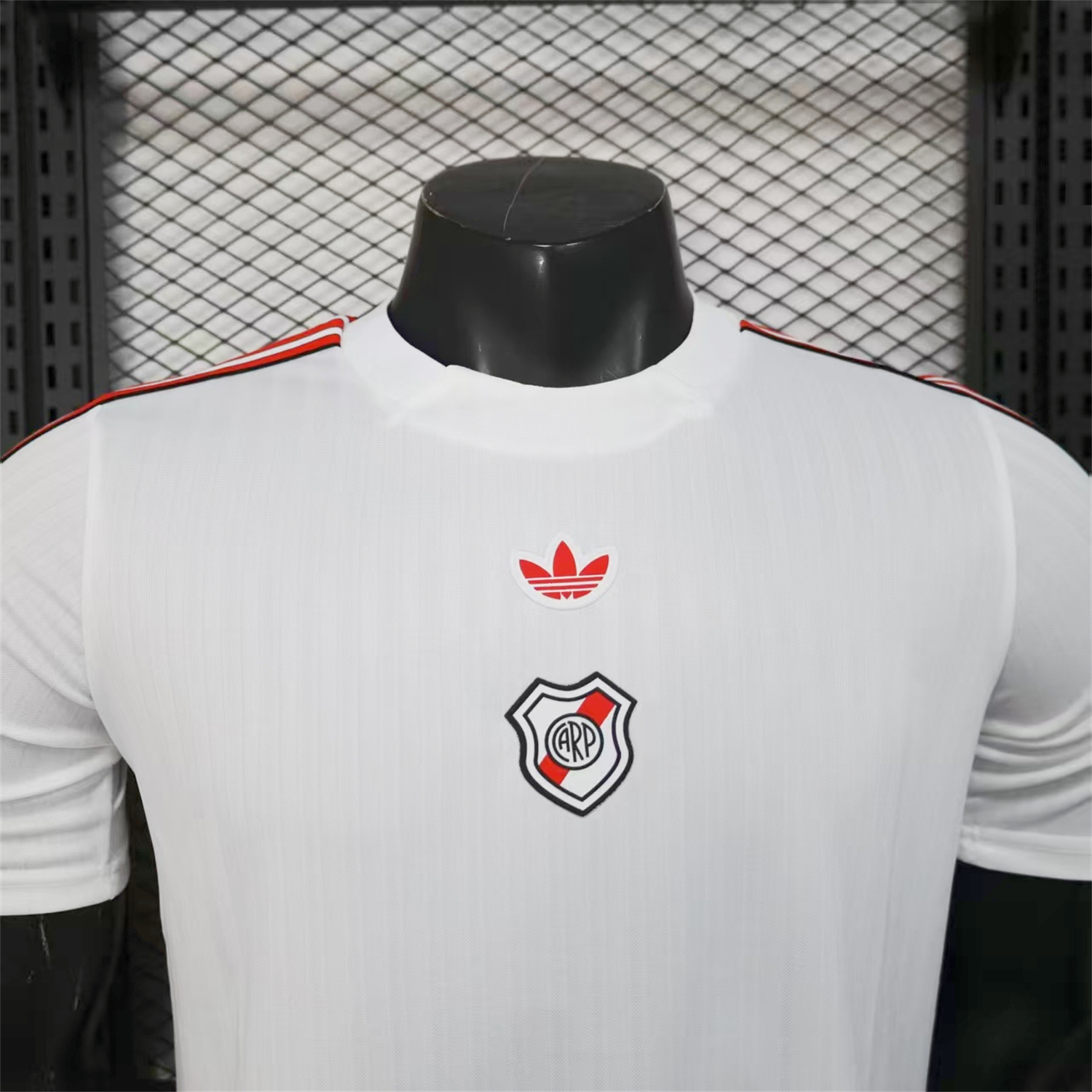 AlphaJersey-River Plate 25-26 Originals Terrace Icon White Jersey - Player Version