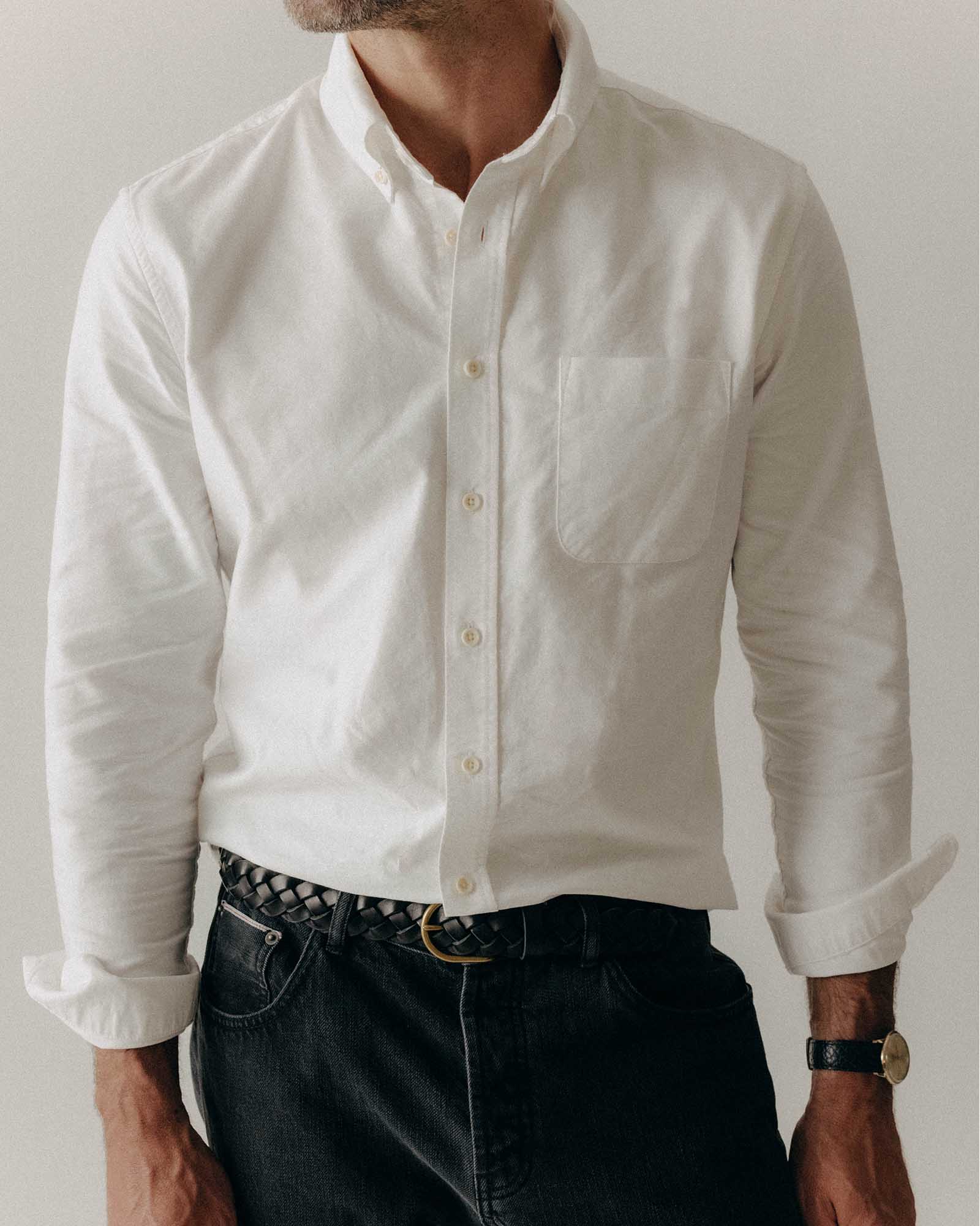 The Jack in White Everyday Oxford | Modern Menswear by yycbvcnbmmnbm