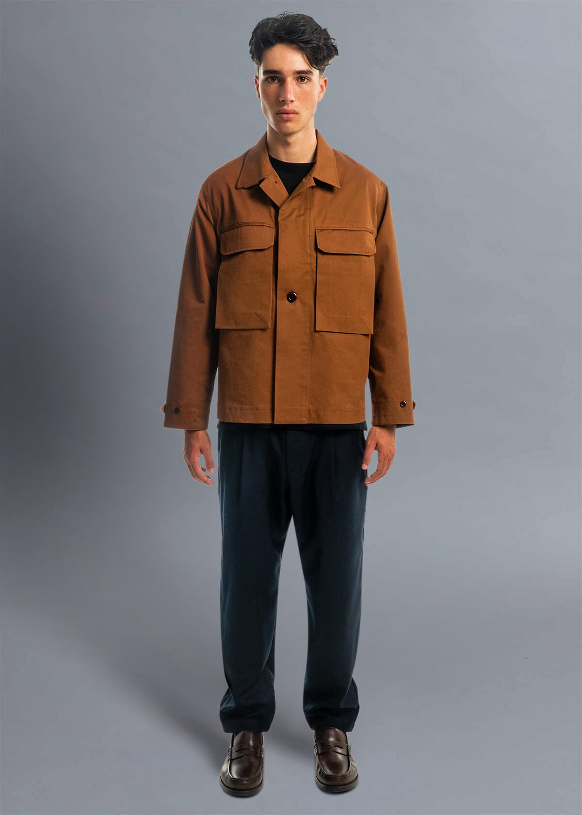 Khaki Gold Twill Cavalier | Modern Menswear by yycbvcnbmmnbm