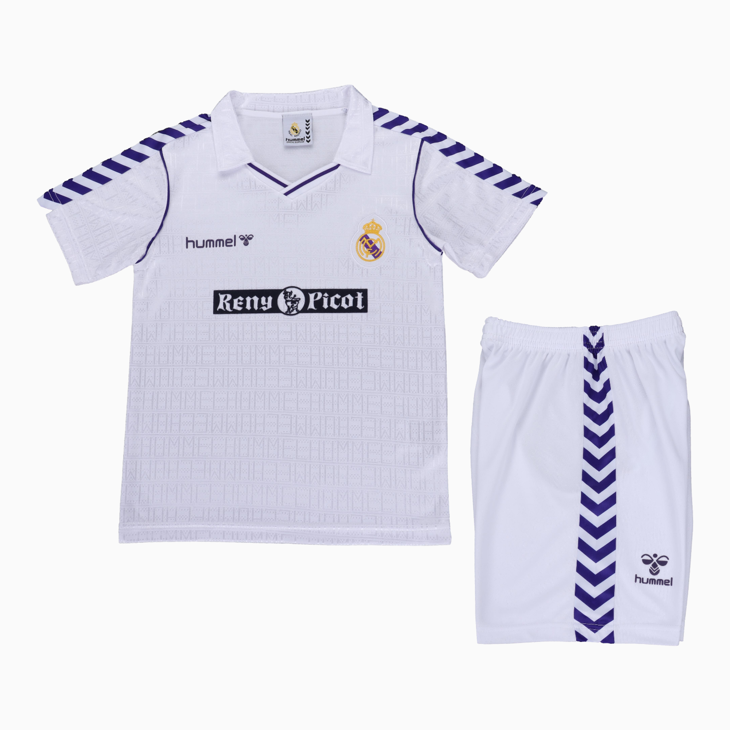 AlphaJersey-Retro Real Madrid 1988-90 Home Kids Kit