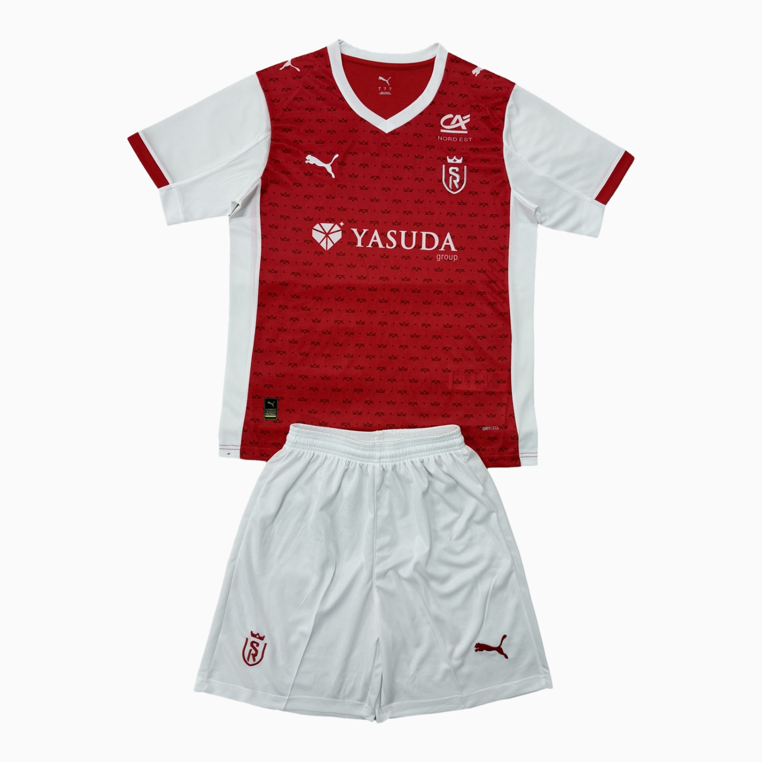 AlphaJersey-Stade Reims 25-26 Home Kids Kit