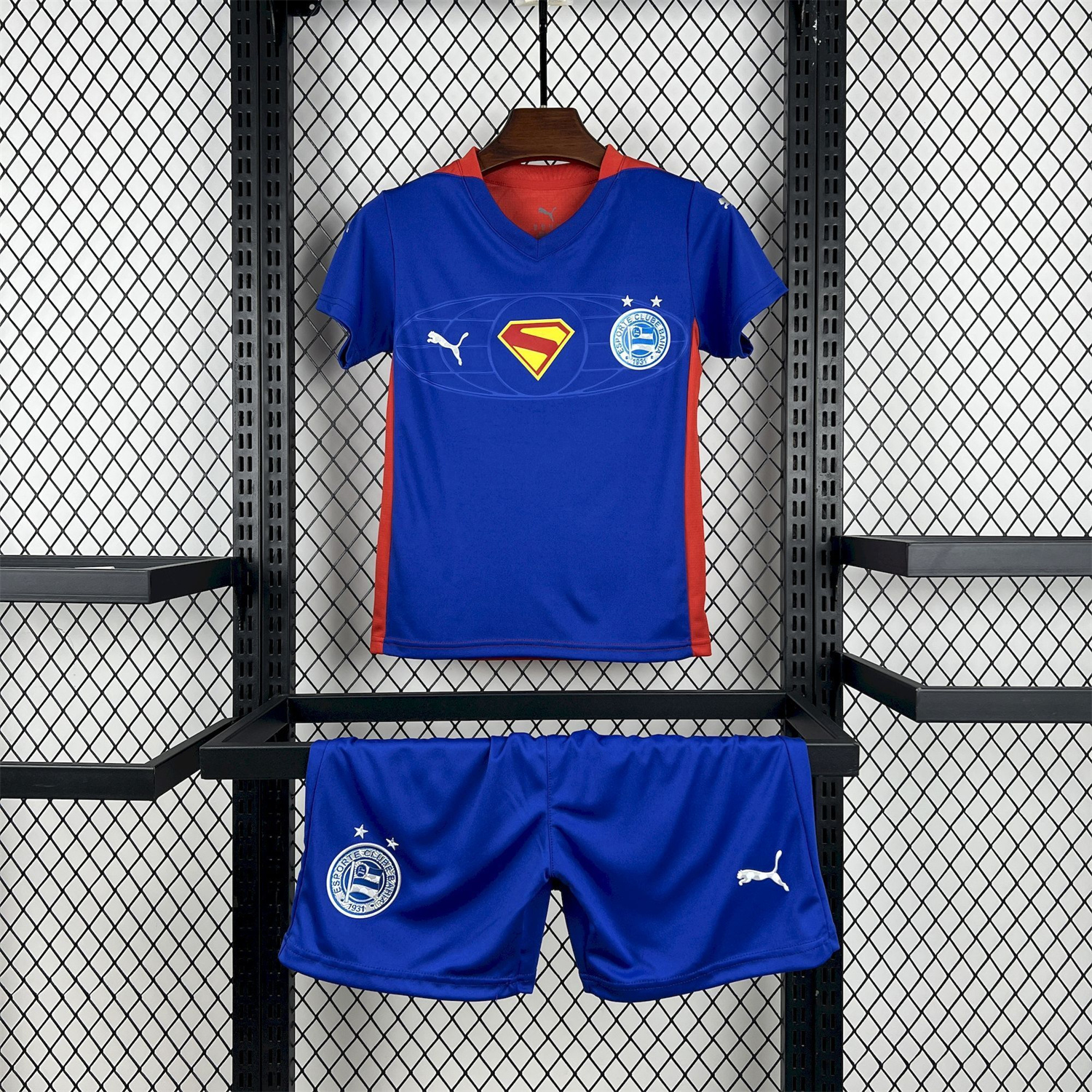 AlphaJersey-Bahia 25-26 Super-Man Blue Special Kids Kit