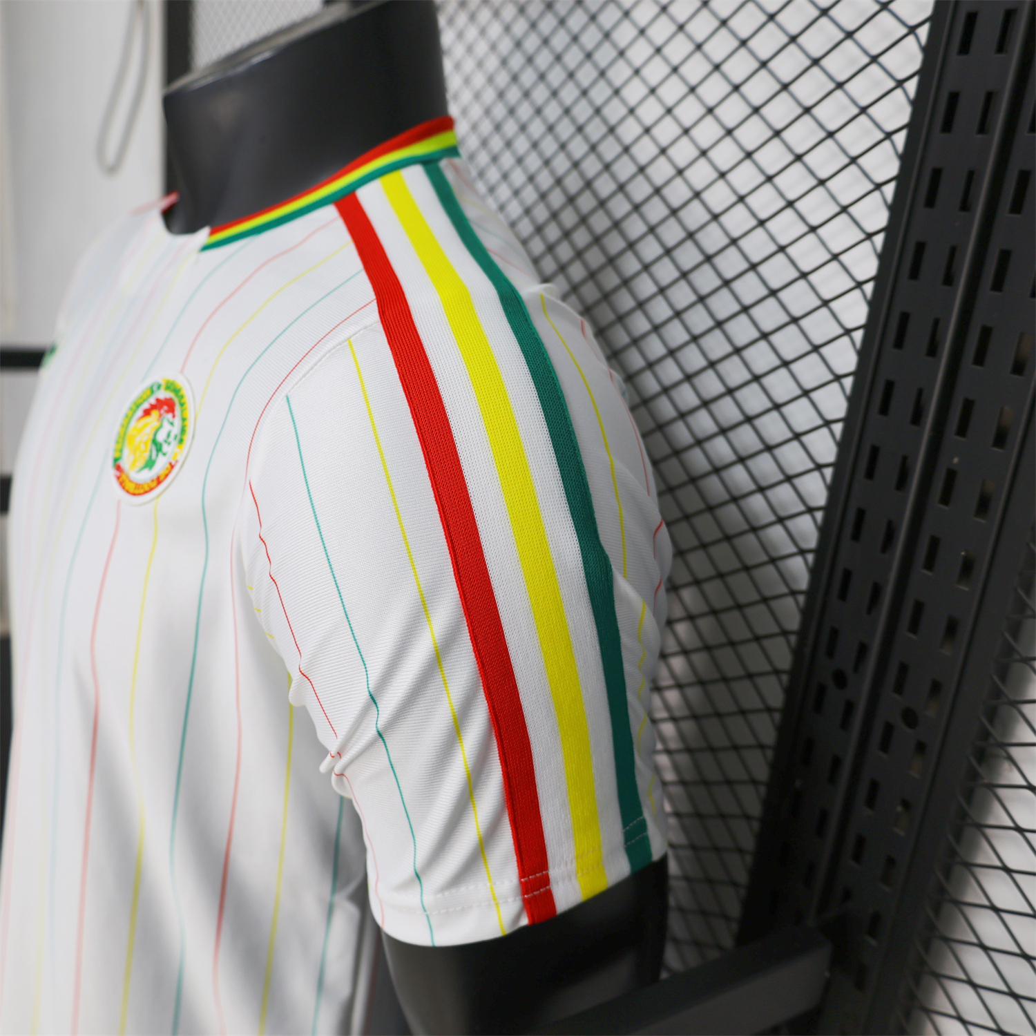 AlphaJersey-Senegal 2026 Terrace Icon Retro Casual Style White Jersey - Player Version