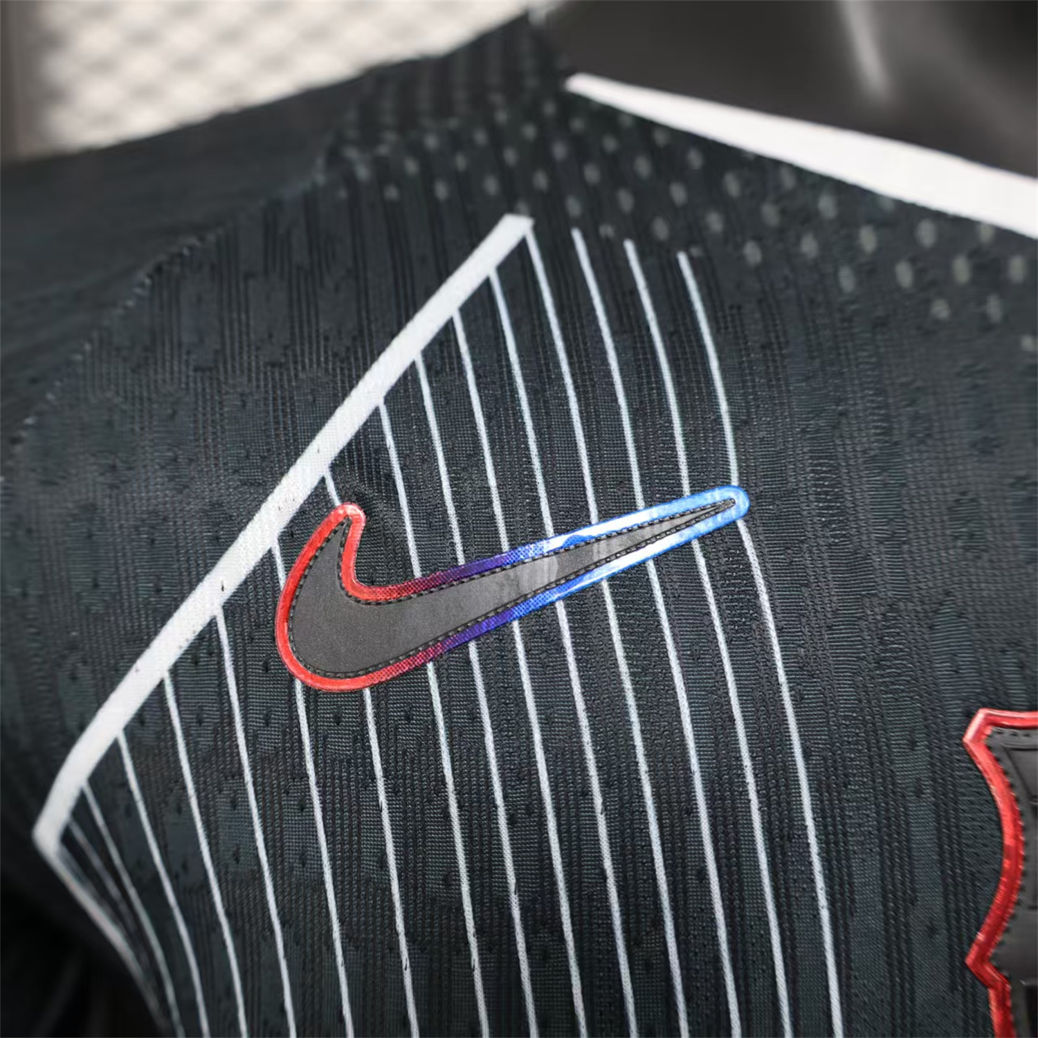 AlphaJersey-Barcelona 25-26 Black Big LOGO Special Jersey - Player Version