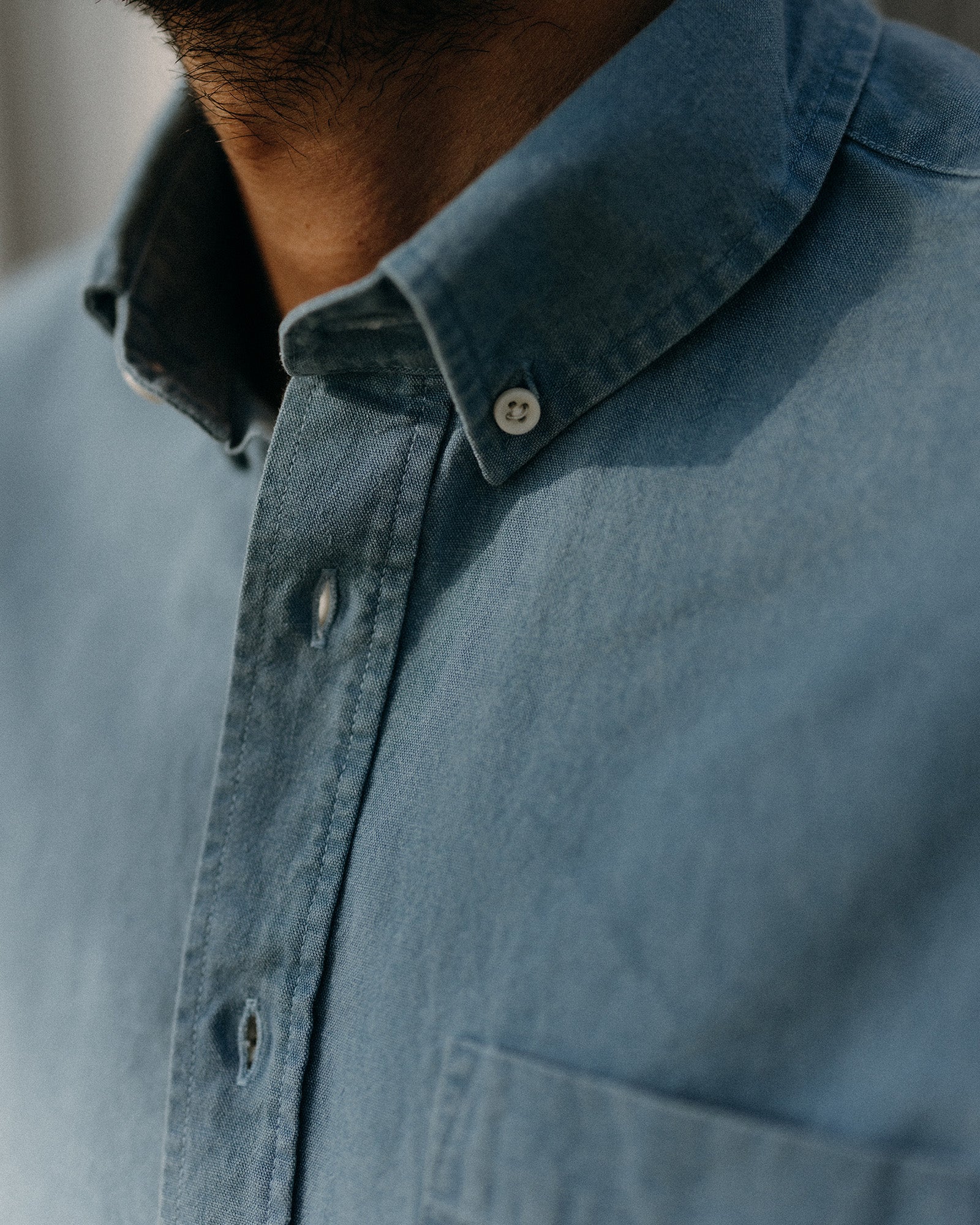 The Jack in Washed Indigo Oxford | Modern Menswear by yycbvcnbmmnbm