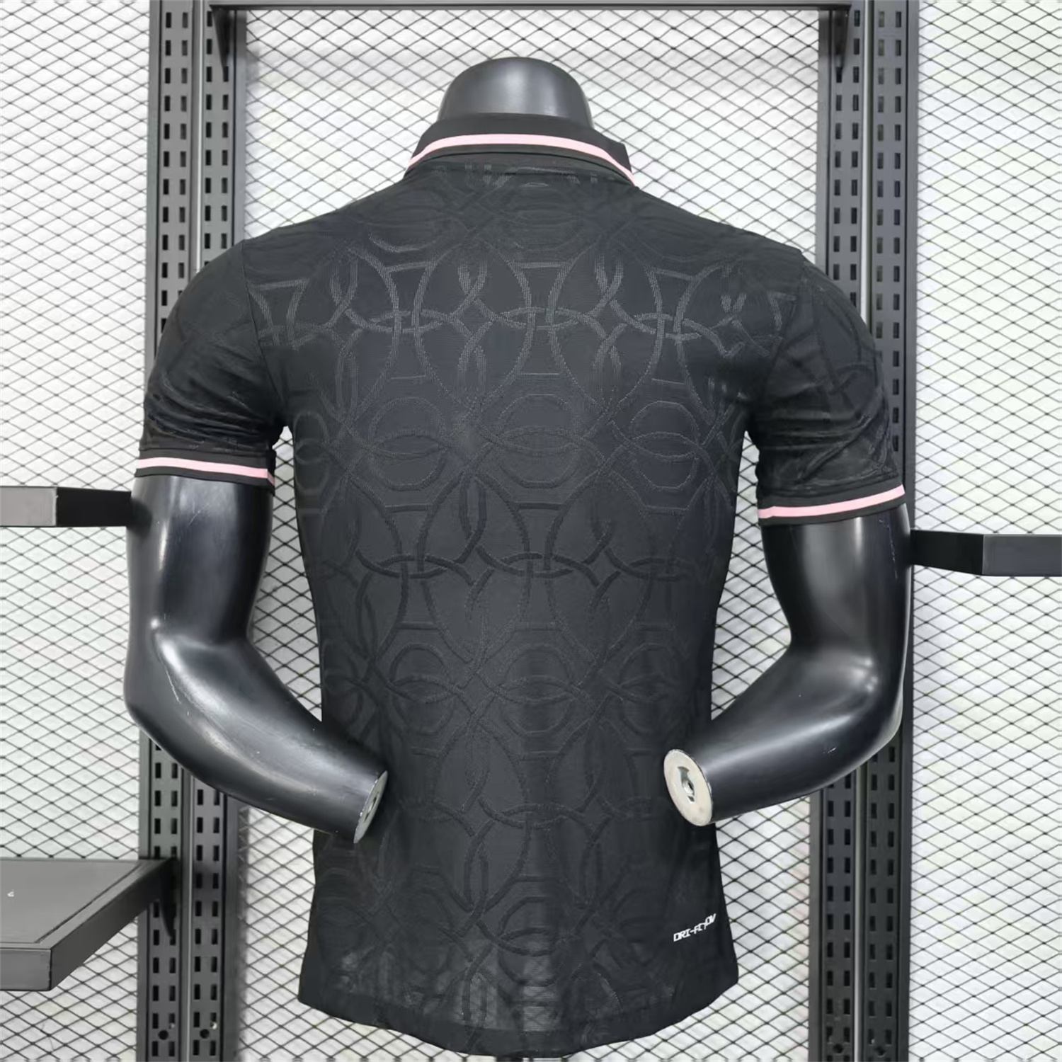AlphaJersey-Paris Saint-Germain PSG 25-26 JD Black Special Jersey with Red Badge - Player Version