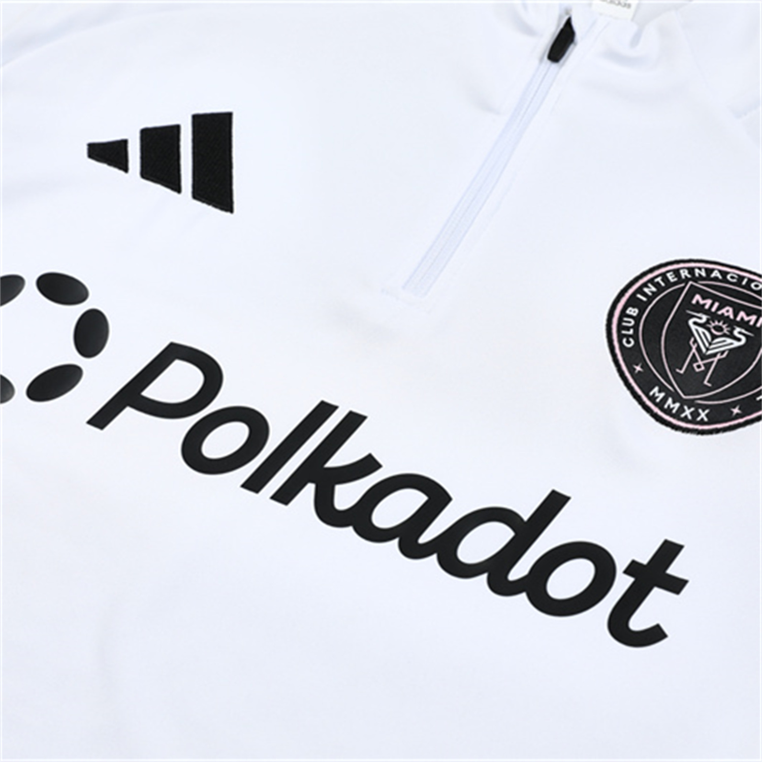 AlphaJersey-INT M.A.M 25-26 Kid Long Sleeves Training Set - White Top & Black Pants