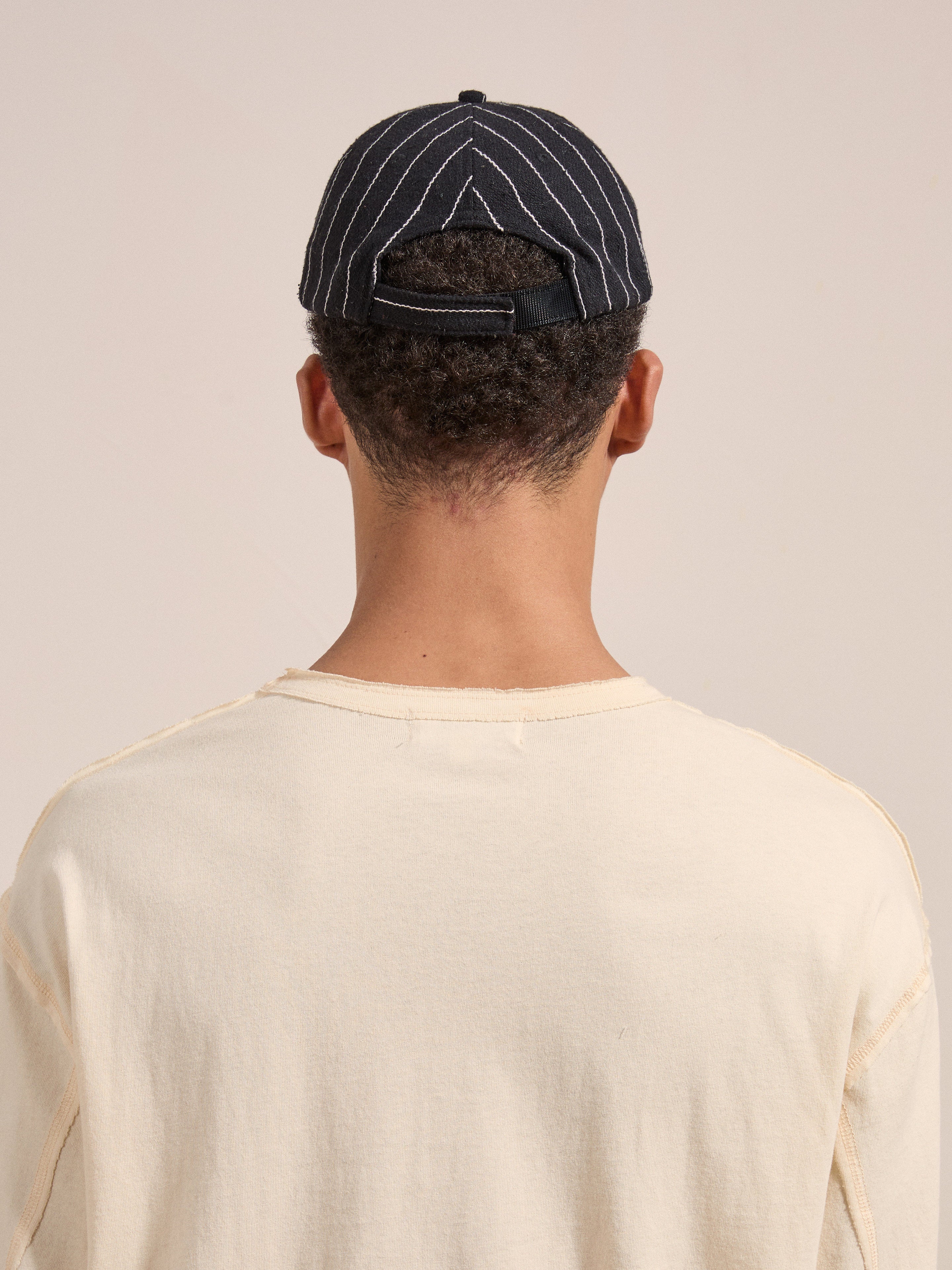 Pinstripe Lion Cap | Modern Menswear by yycbvcnbmmnbm