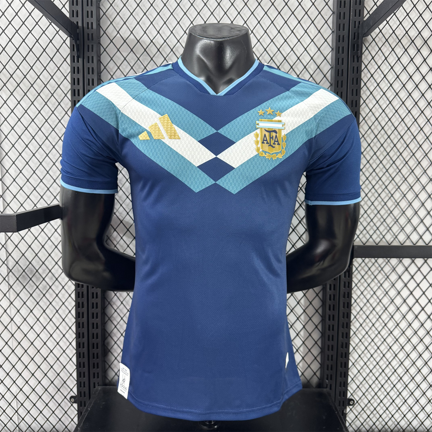AlphaJersey-Argentina 2026 Blue Shoulder Stripes Special Jersey - Player Version