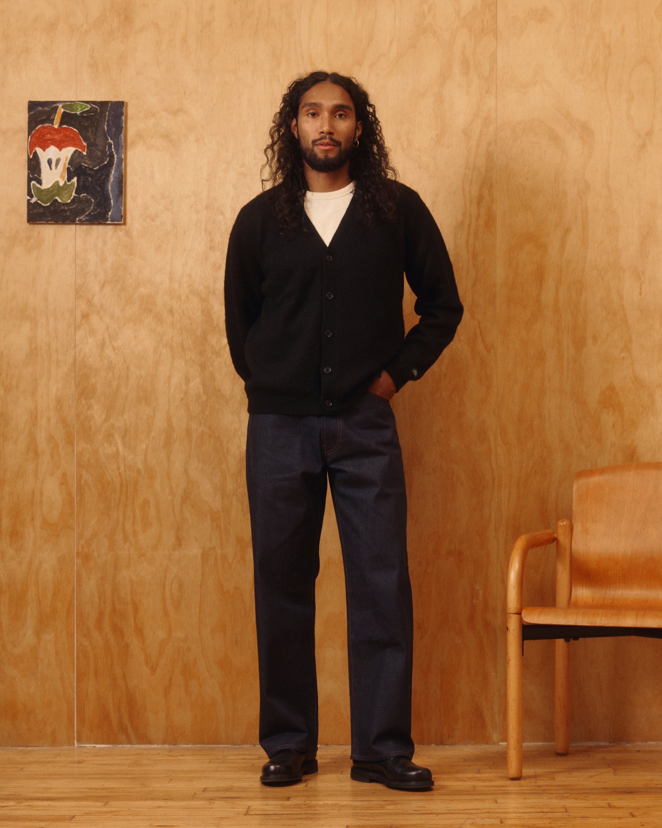 Amos Alpaca Cardigan | Modern Menswear by yycbvcnbmmnbm