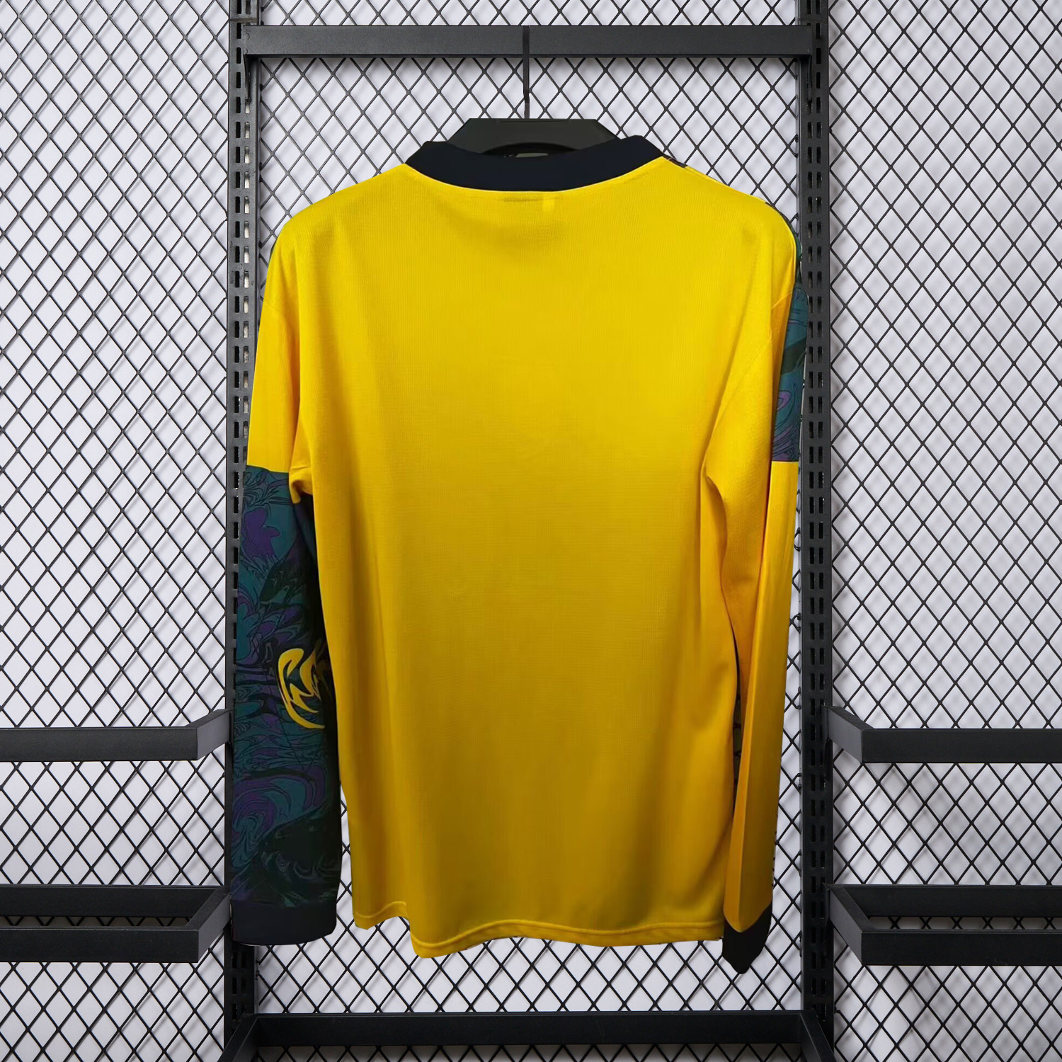 AlphaJersey-Retro England 1995 Yellow Goalkeeper Long Sleeve Jersey