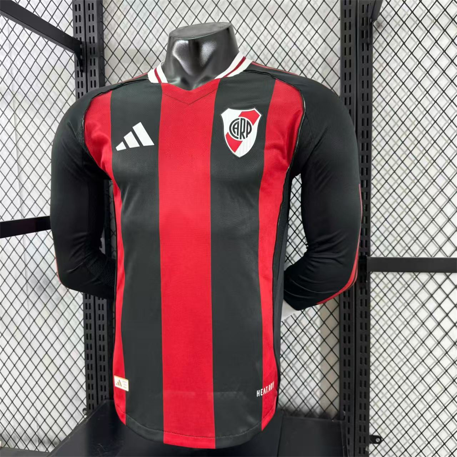 AlphaJersey-River Plate 25-26 Away Unsponsored Long Sleeves Jersey - Player Version