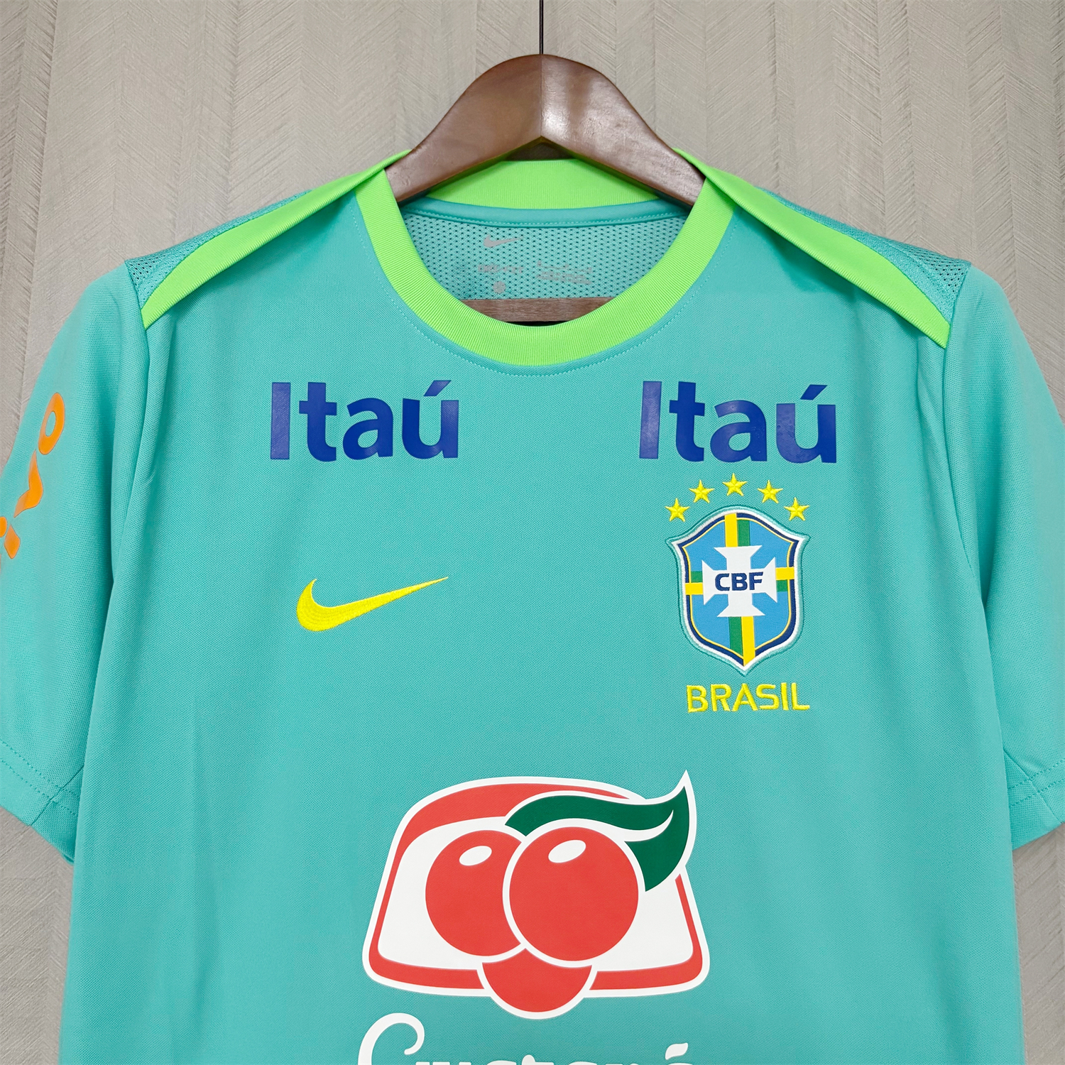 AlphaJersey-Brazil 2026 Tiffany Blue Training Jersey - Fans Version