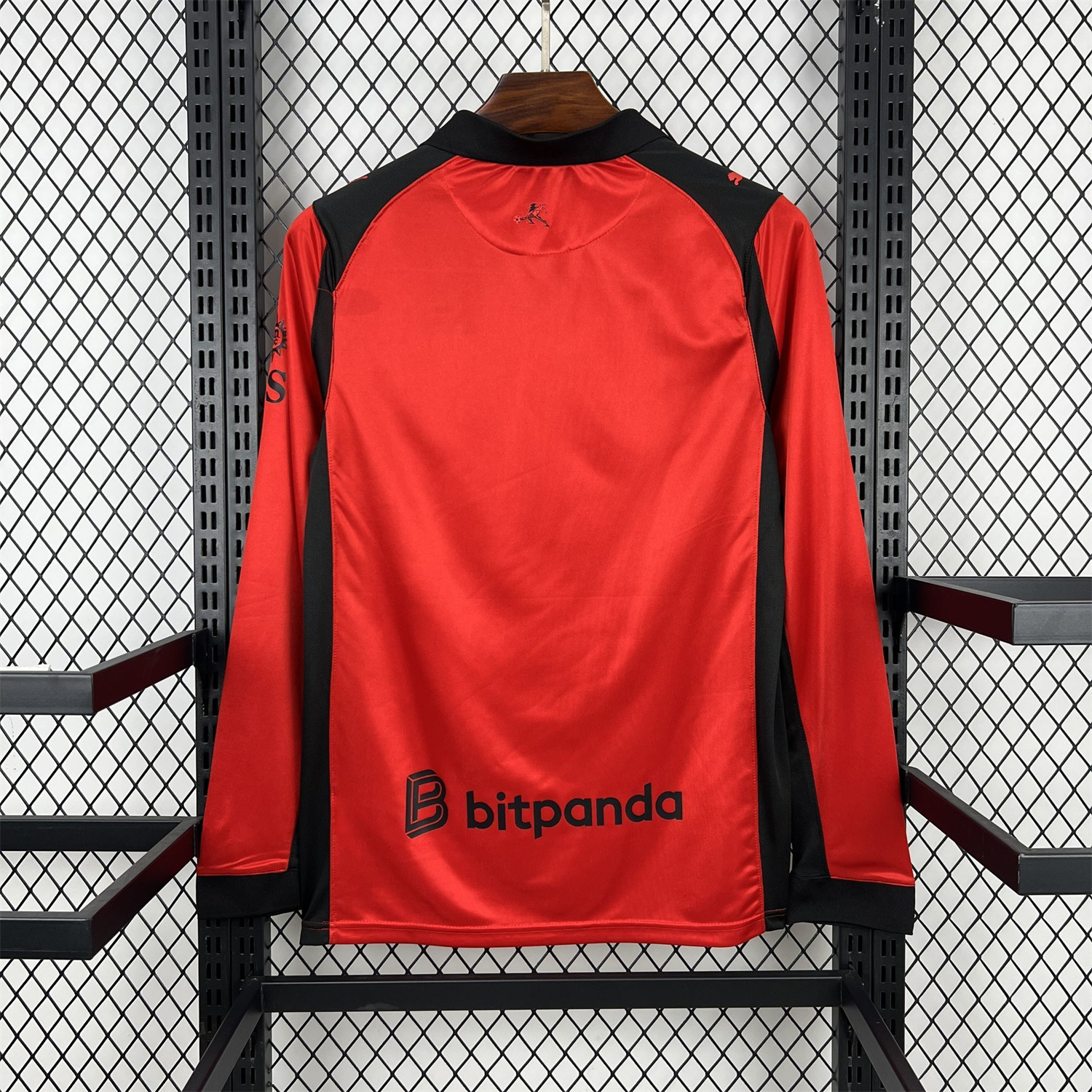 AlphaJersey-AC Milan 25-26 Fourth Red Long Sleeves Jersey - Fans Version