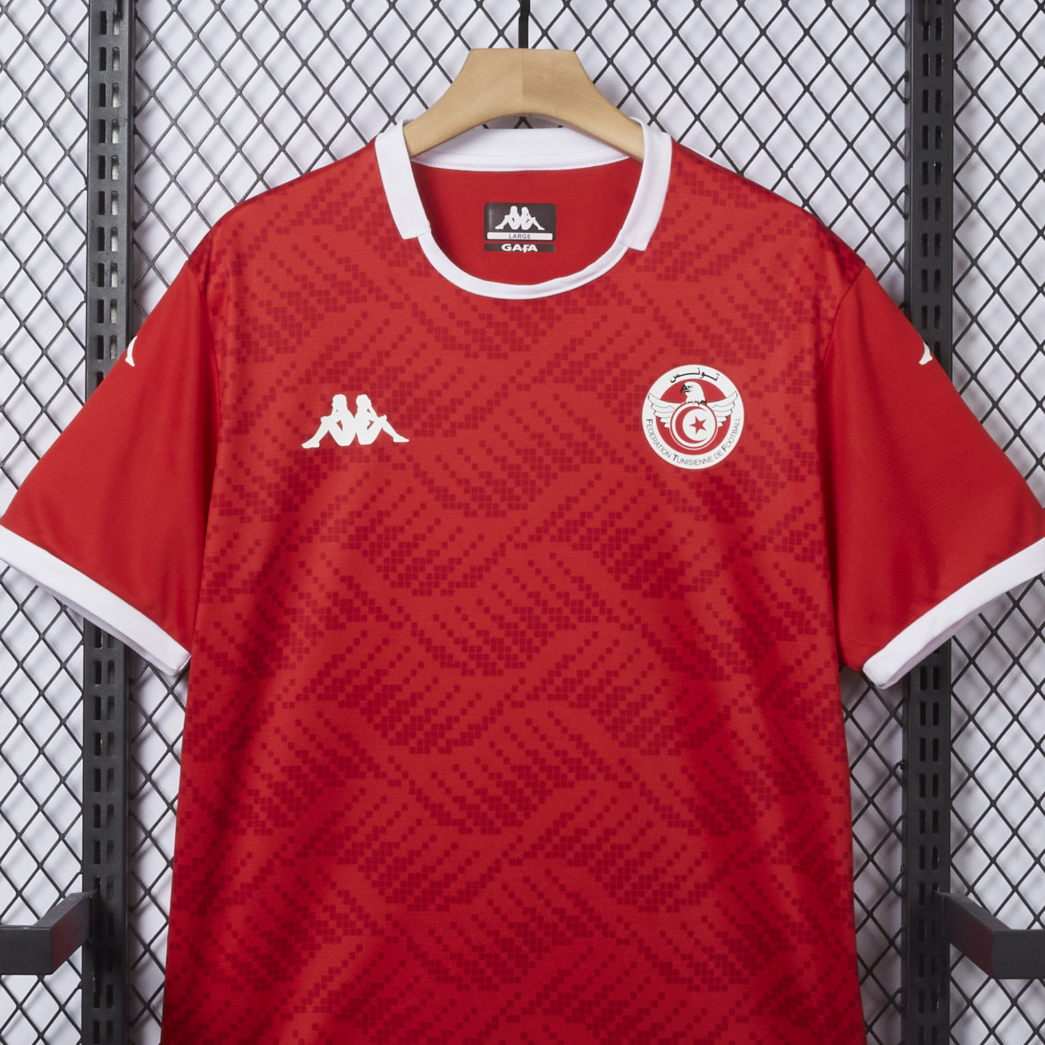 AlphaJersey-Tunisia 2026 Home Red Jersey - Fans Version