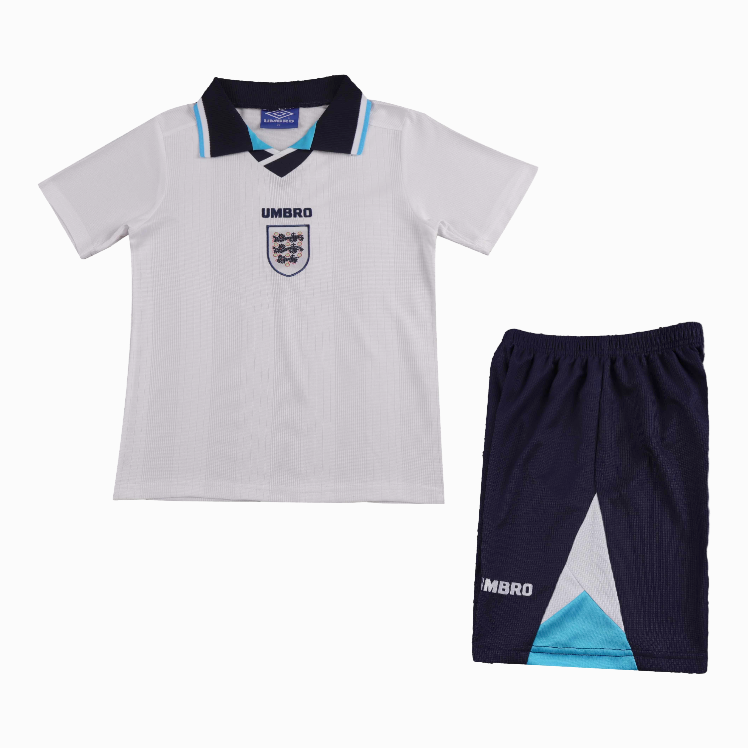 AlphaJersey-Retro England 1996 Home Kids Kit