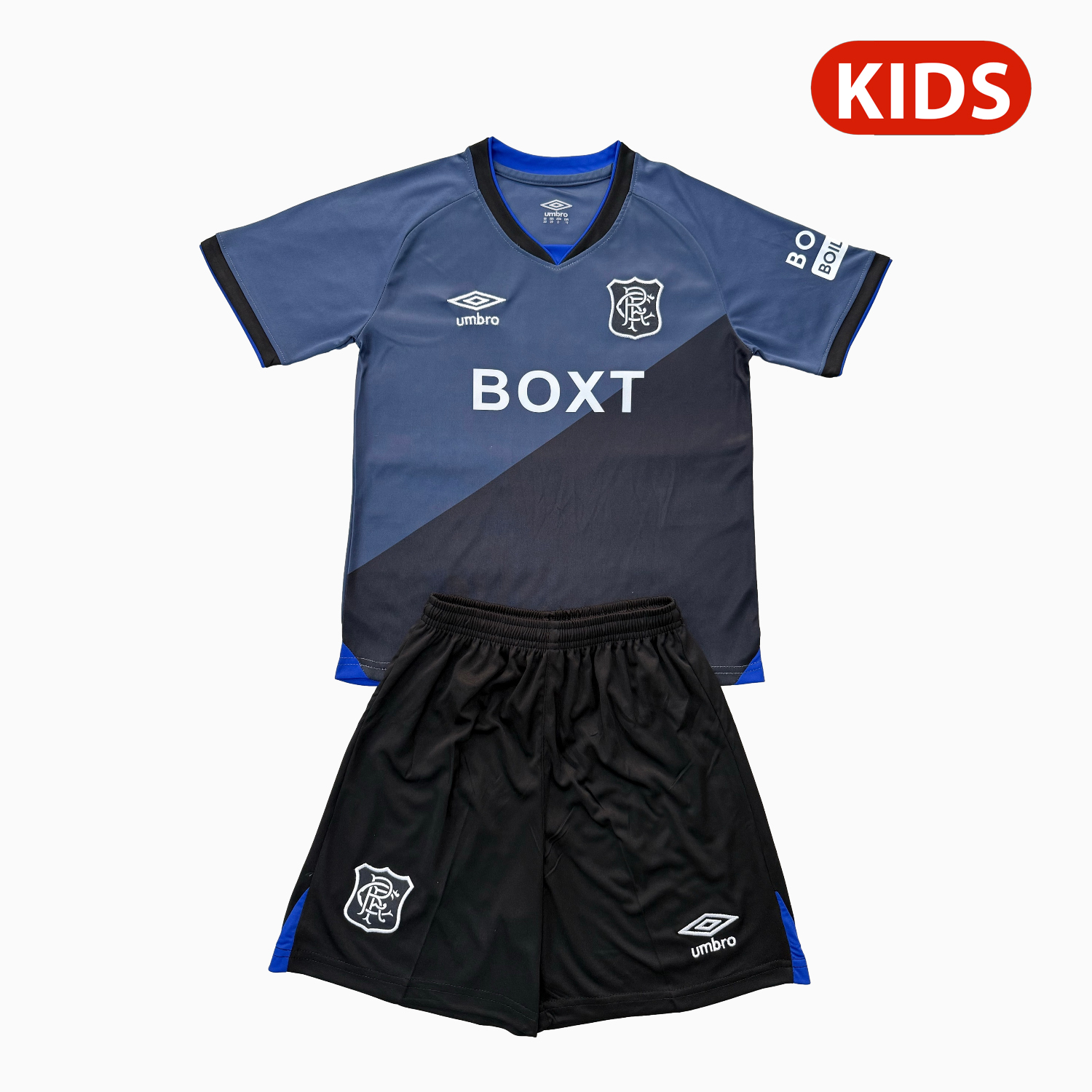 AlphaJersey-Glasgow Rangers 25-26 Third Kids Kit