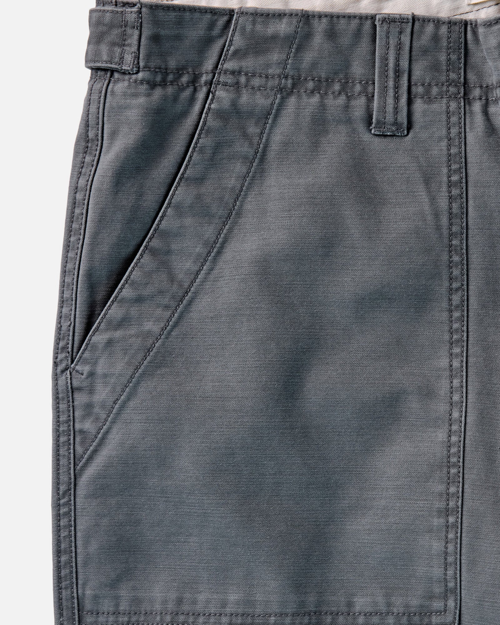 The Surplus Pant in Faded Black Reverse Sateen | Modern Menswear by yycbvcnbmmnbm