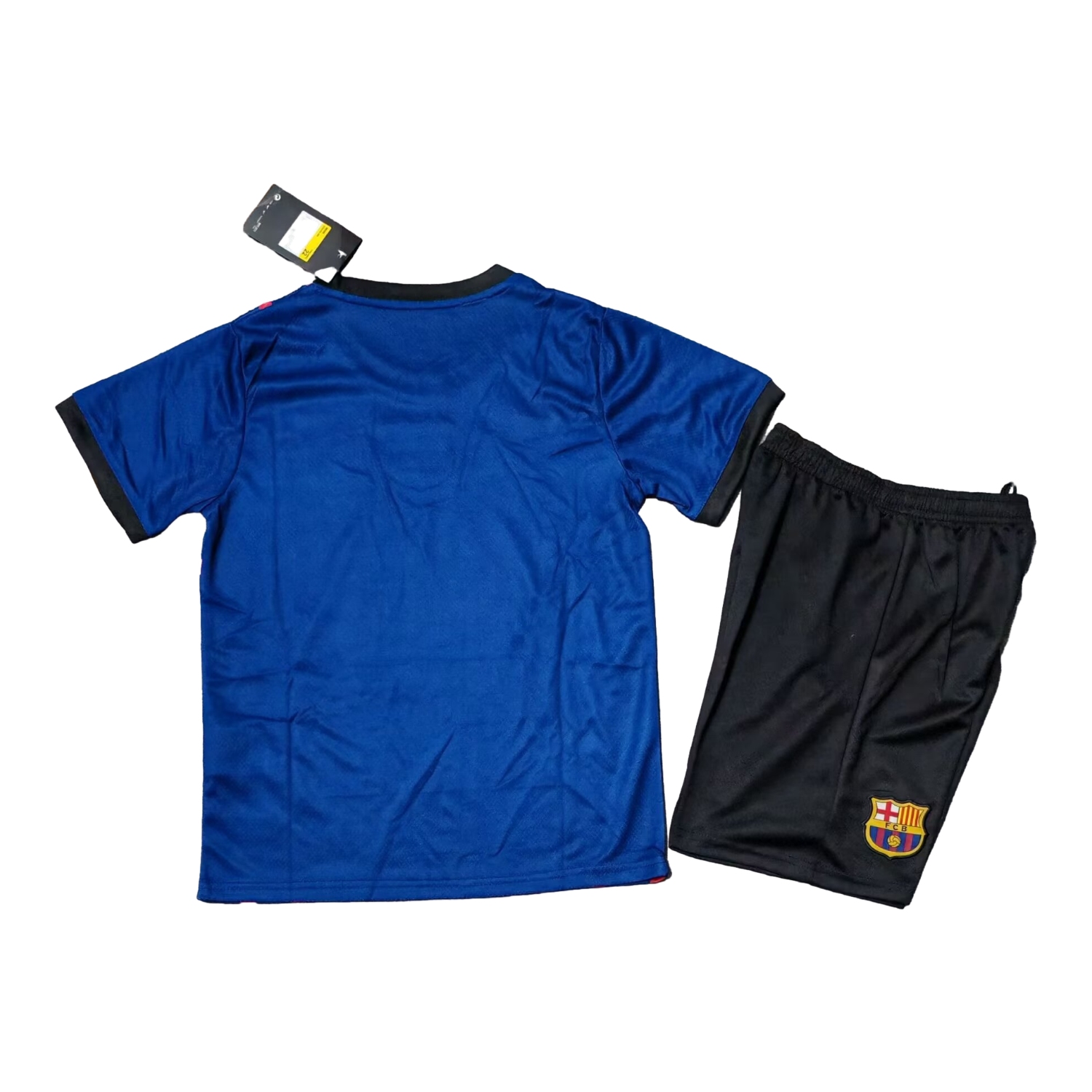 AlphaJersey-Barcelona 25-26 One Piece Red Silhouette Special Blue Kids Kit