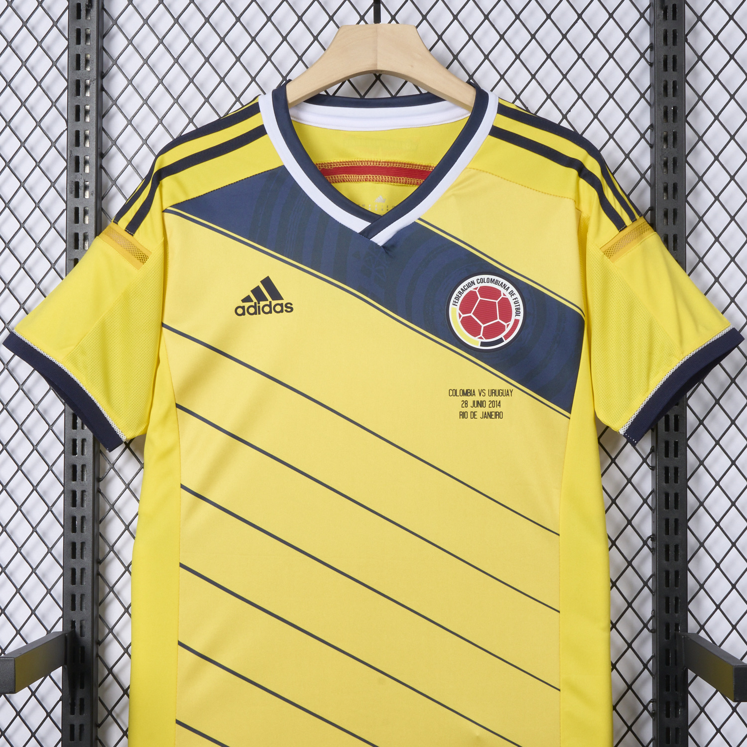 AlphaJersey-Retro Colombia 2014 Home Jersey