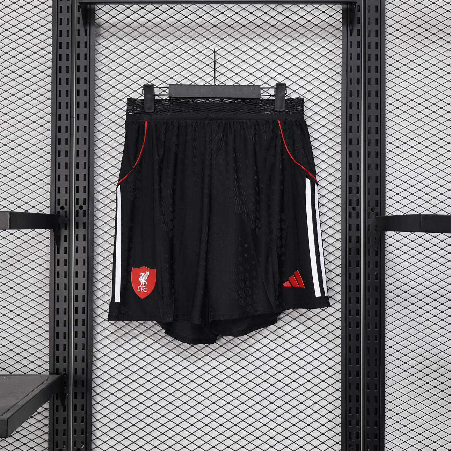 AlphaJersey-Liver.pool 25-26 Black Shorts - Player Version
