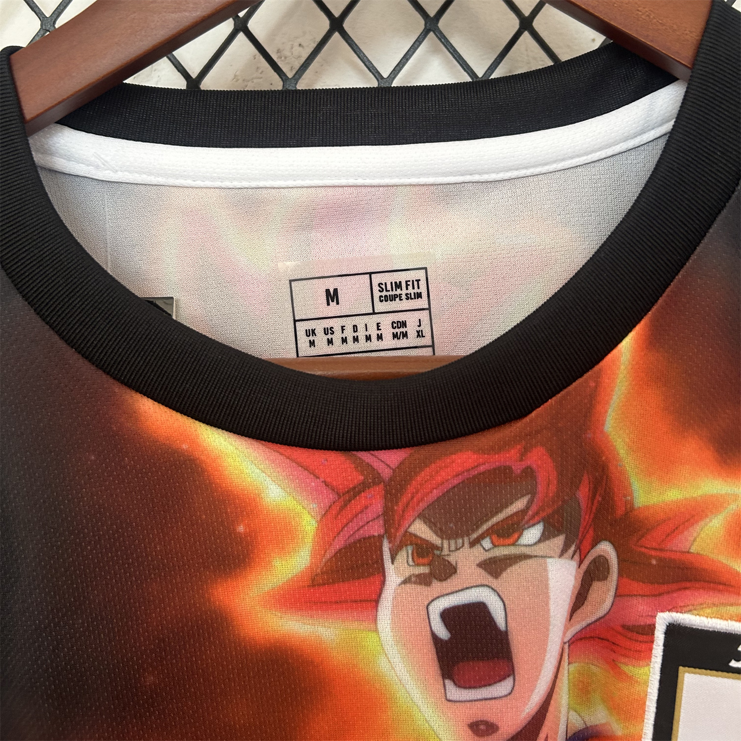 AlphaJersey-Japan 25-26 Red Hair Son Goku Black Special Edition Jersey - Fans Version