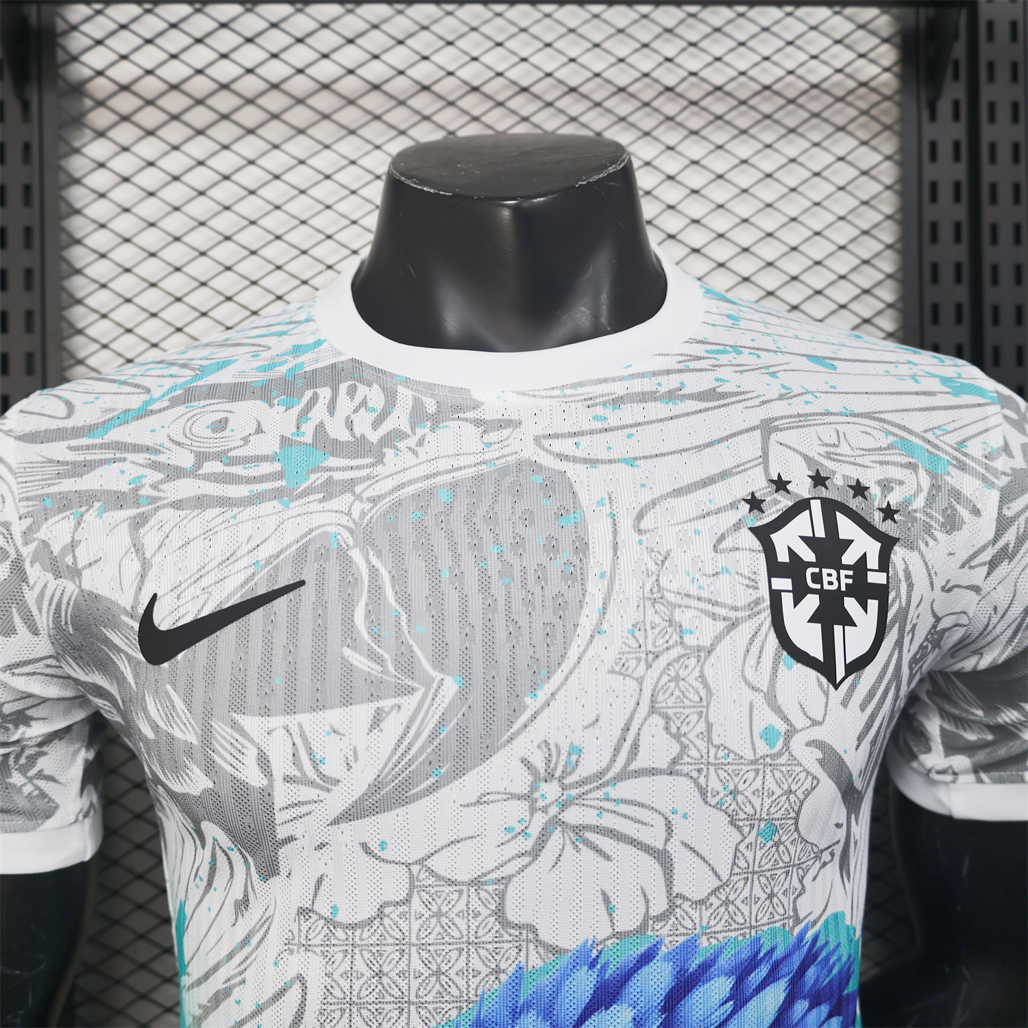 AlphaJersey-Brazil 2025 Blue Macaw Special Edition Jersey - Player Version