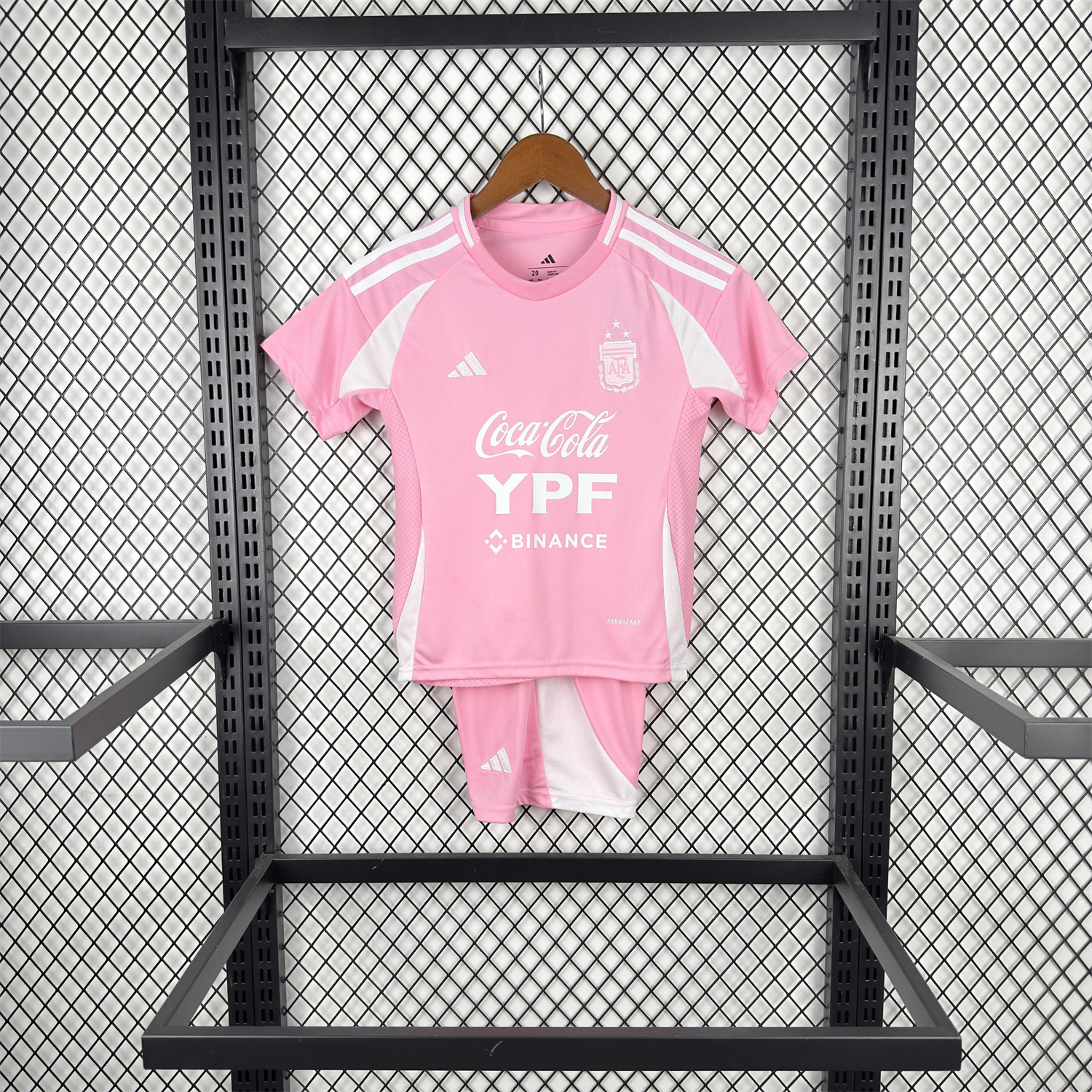 AlphaJersey-Argentina 2026 Pink Special Kids Kit