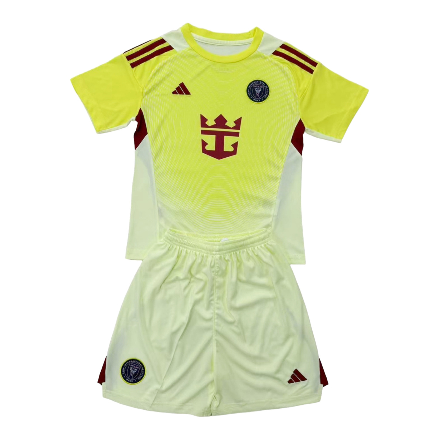 AlphaJersey-INT M.A.M 2025 Light Yellow Goalkeeper Kids Kit