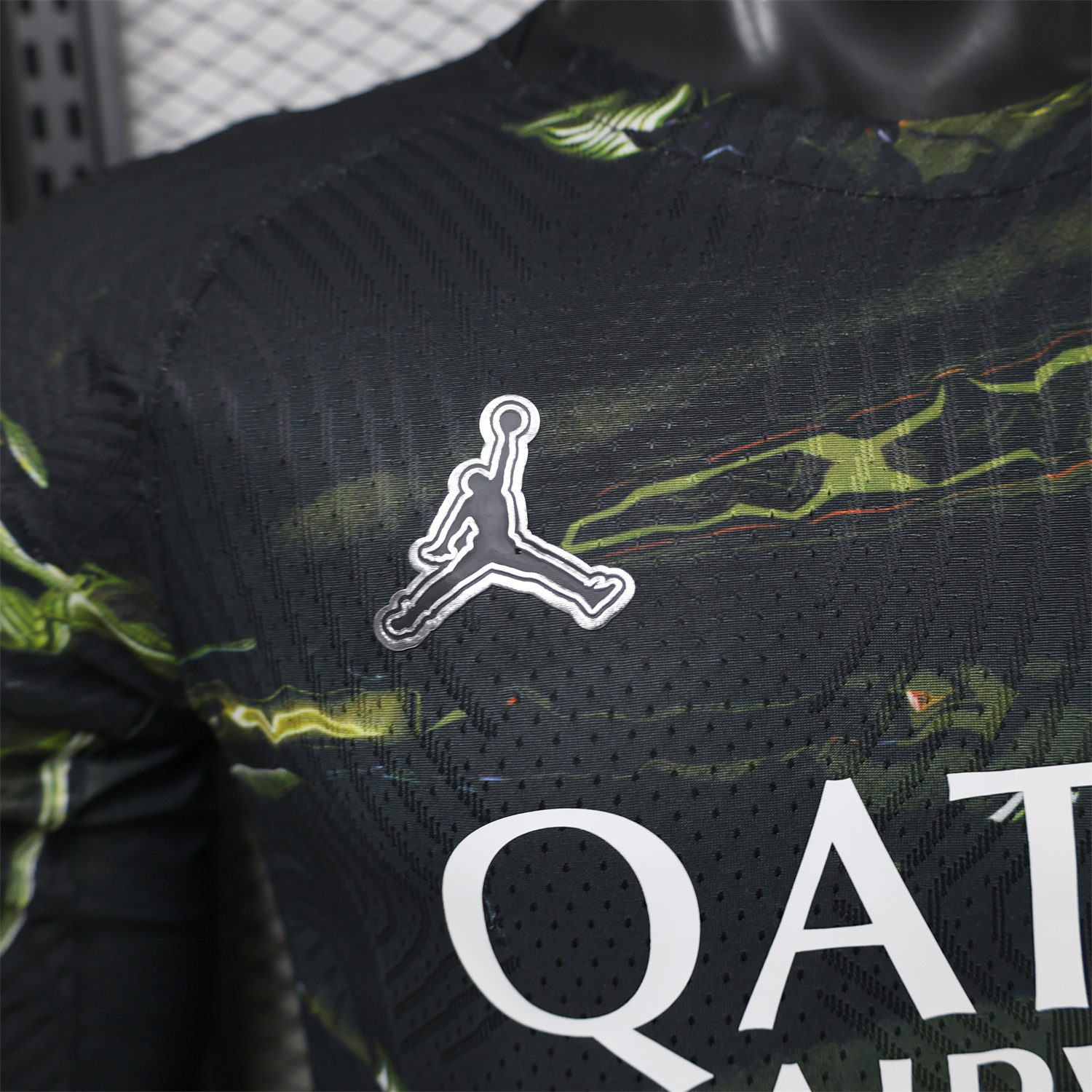 AlphaJersey-Paris Saint-Germain PSG 25-26 Night Version Fifth Long Sleeves Jersey - Player Version