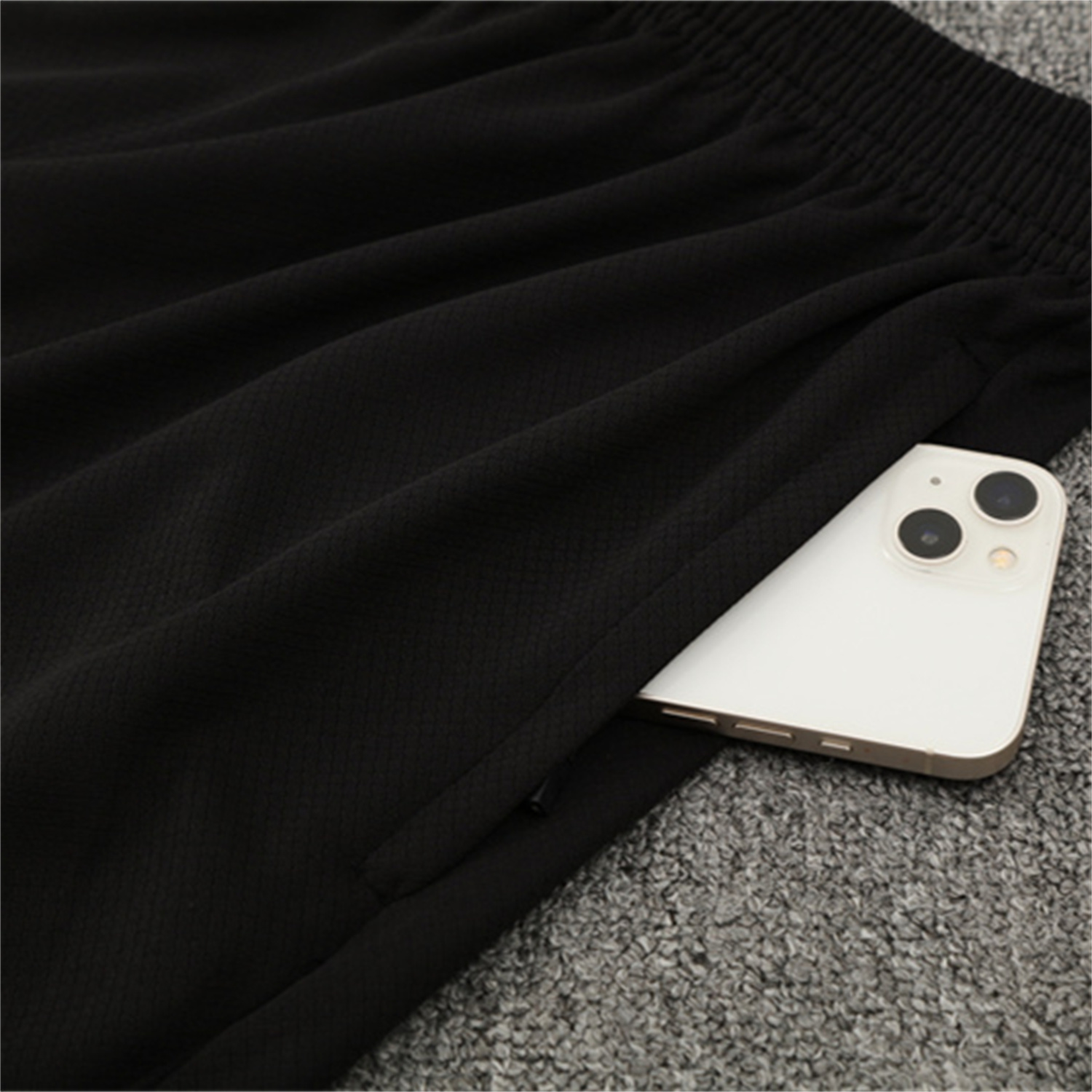 AlphaJersey-C.H.E.L.S.E.A 25-26 Kids Short-Sleeve Training Set - Black Top & Black Shorts