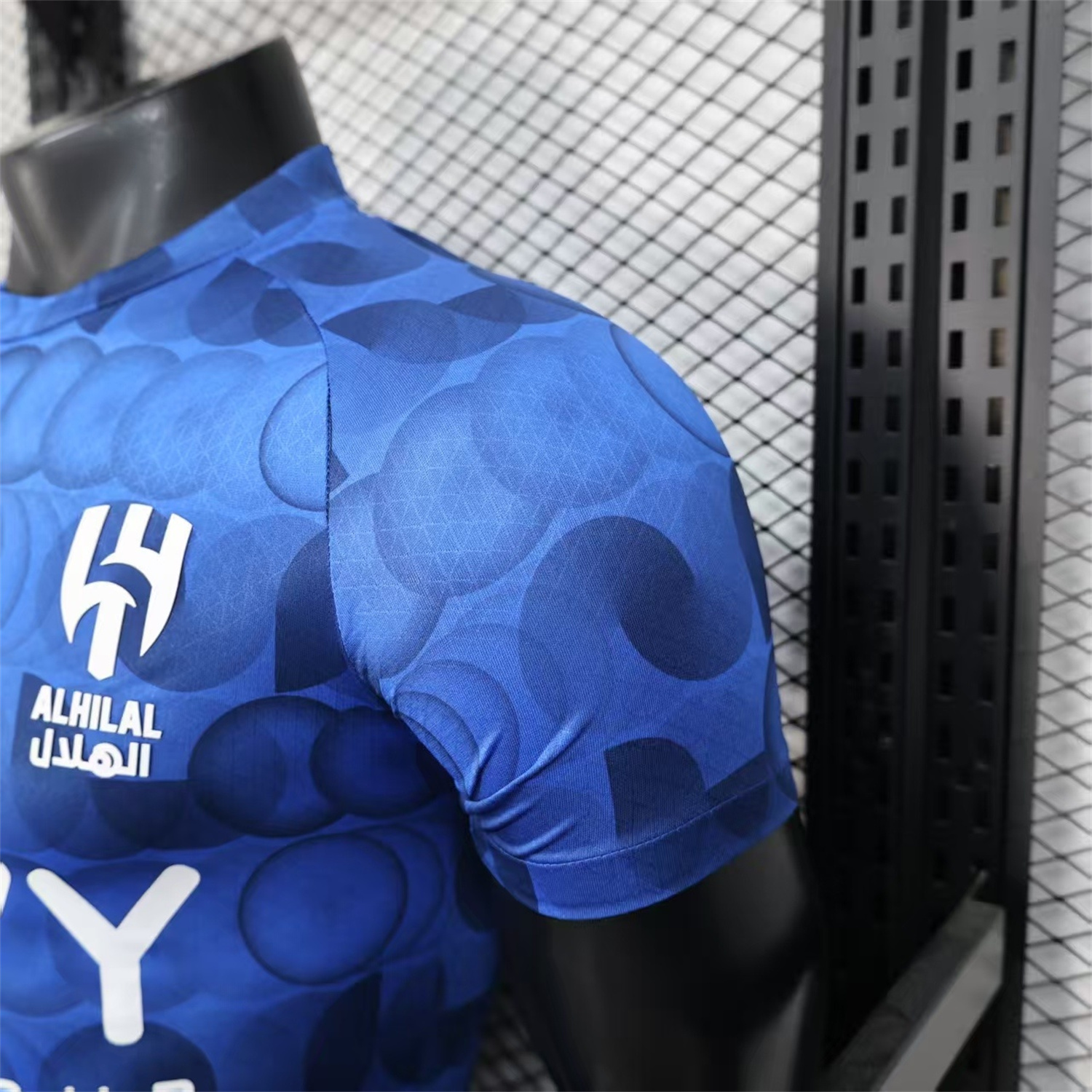 AlphaJersey-Al Hilal Riyadh Crescent 25-26 Pre-Match Training Blue Jersey - Player Version