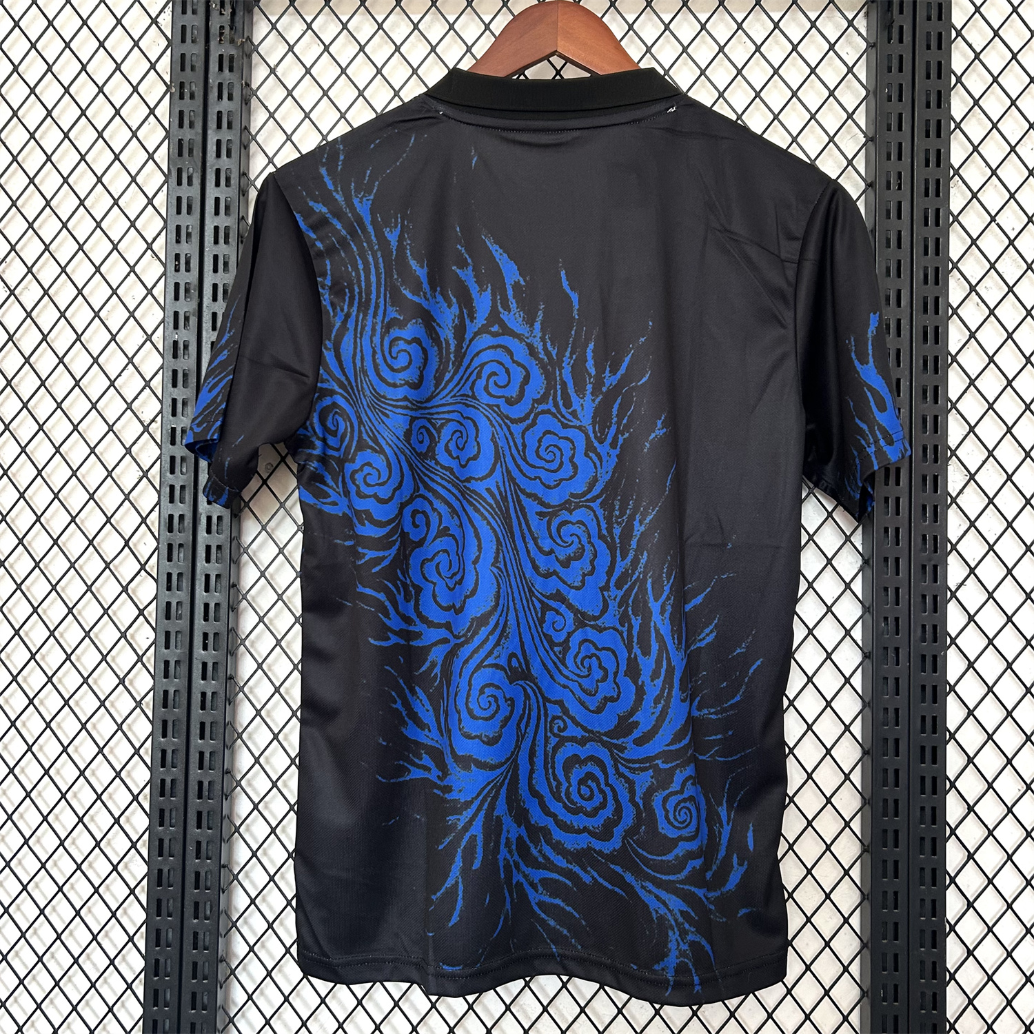 AlphaJersey-Japan 25-26 Y-3 Blue Flame Black Special Jersey - Fans Version