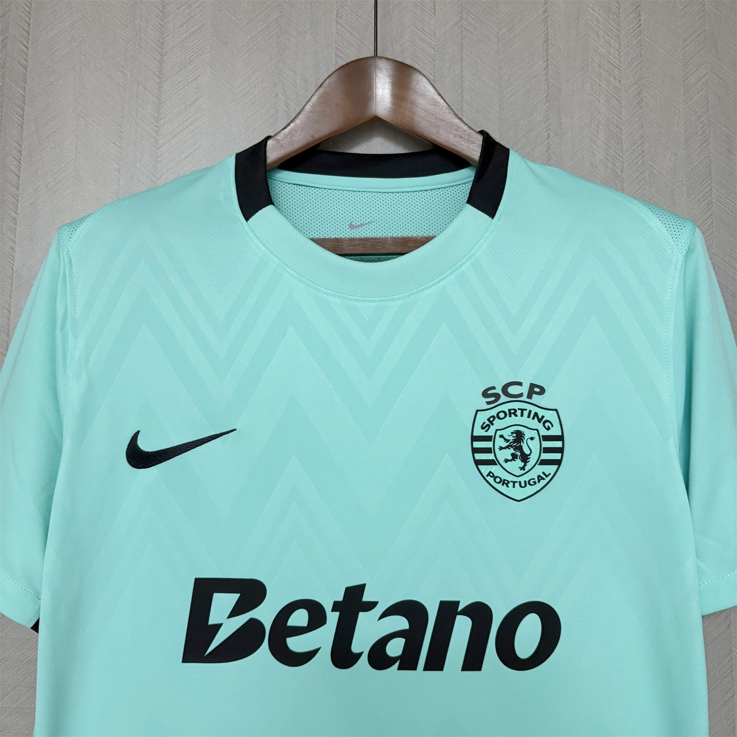AlphaJersey-Sporting CP 25-26 Third Cyan Jersey - Fans Version