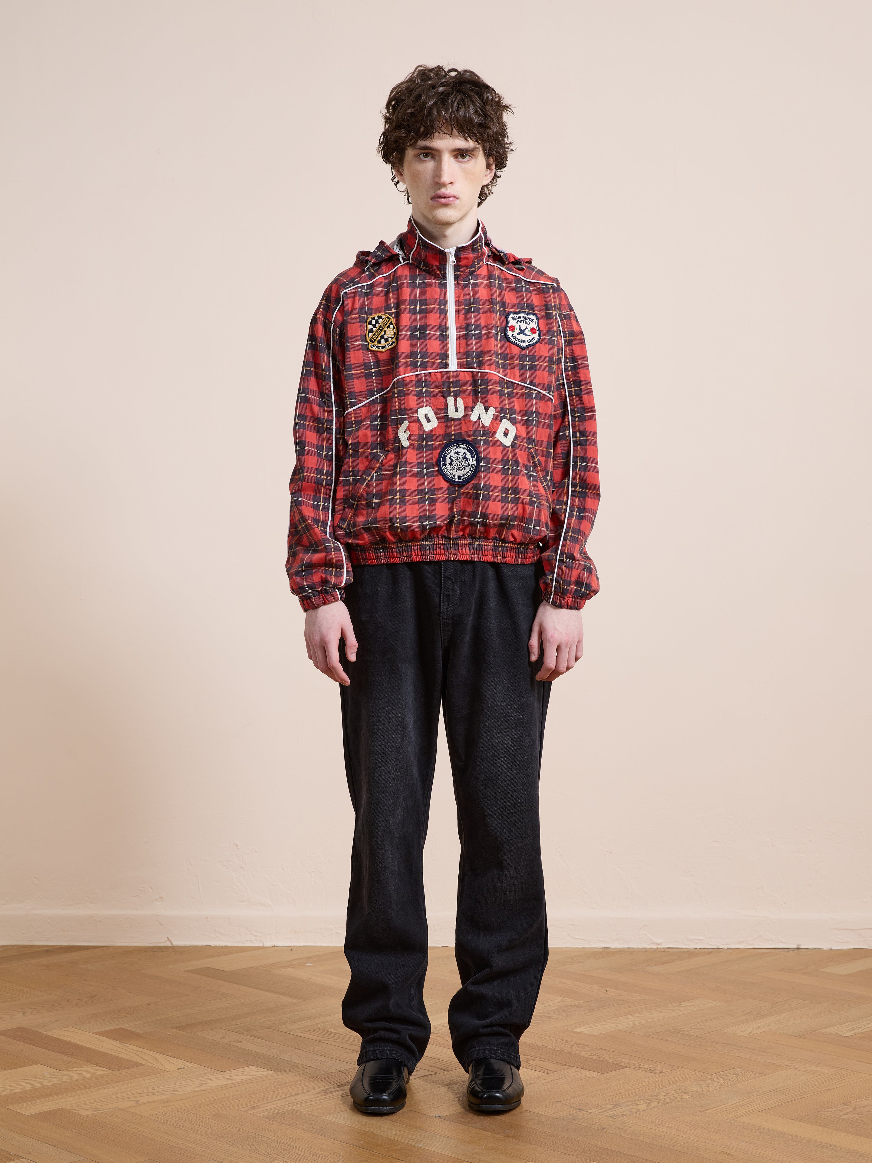Red Plaid Track Jacket | Modern Menswear by yycbvcnbmmnbm