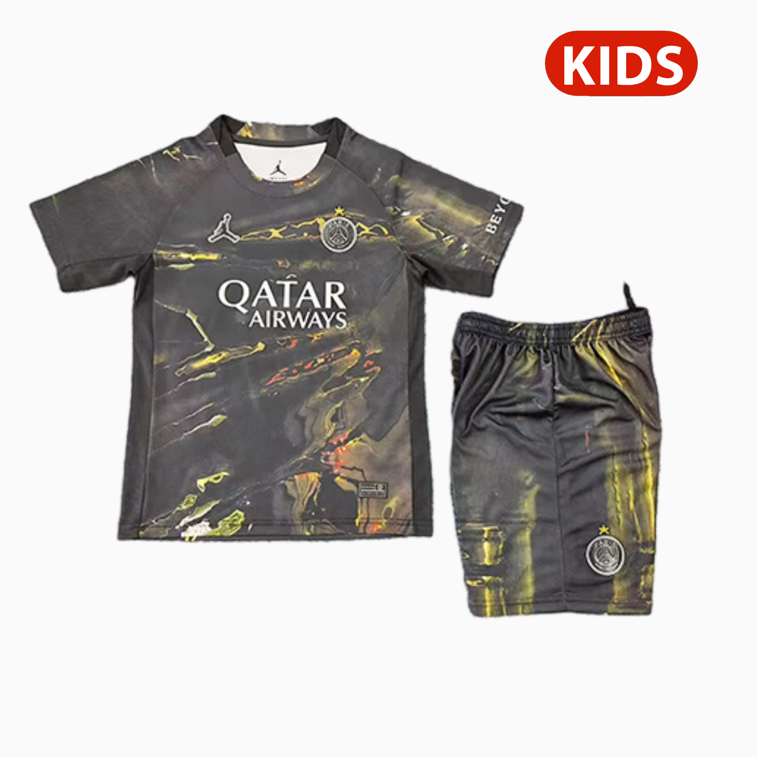 AlphaJersey-Paris Saint-Germain PSG 25-26 Night Version Fifth Kids Kit