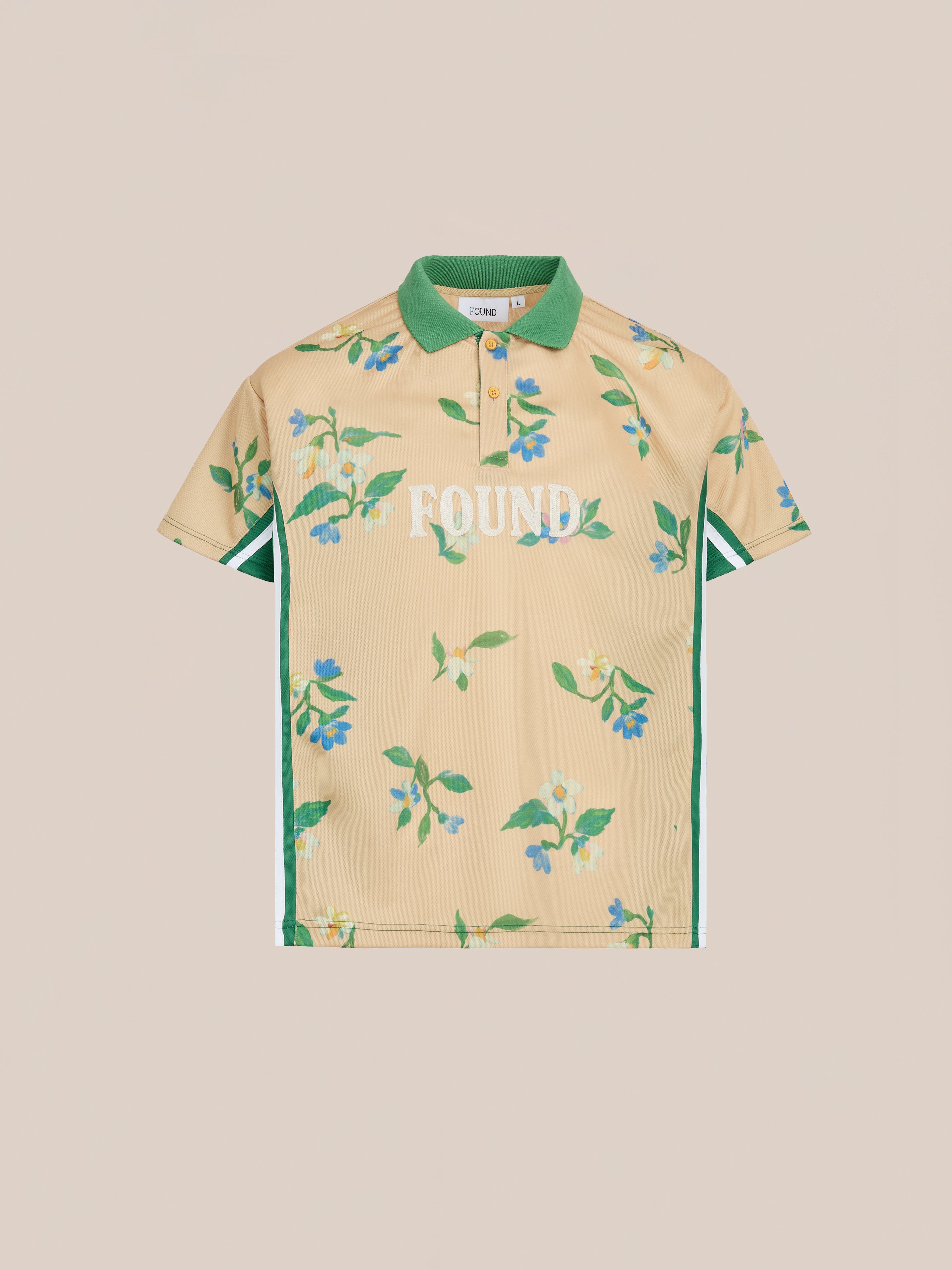 Floral Polo Jersey | Modern Menswear by yycbvcnbmmnbm