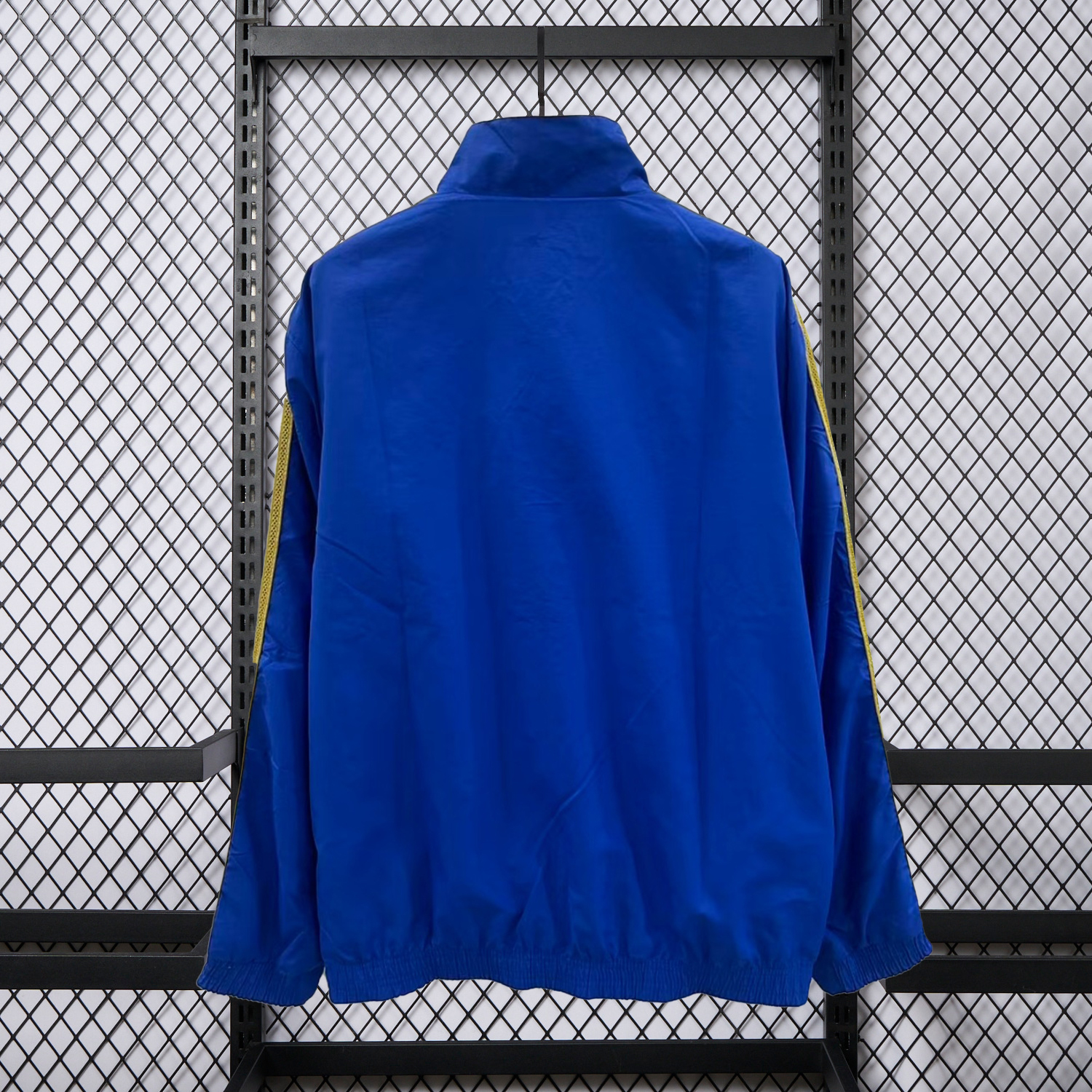 AlphaJersey-Real Madrid 25-26 Cultural Story Chinese Lucky Double Sided Windbreaker Jacket - Blue