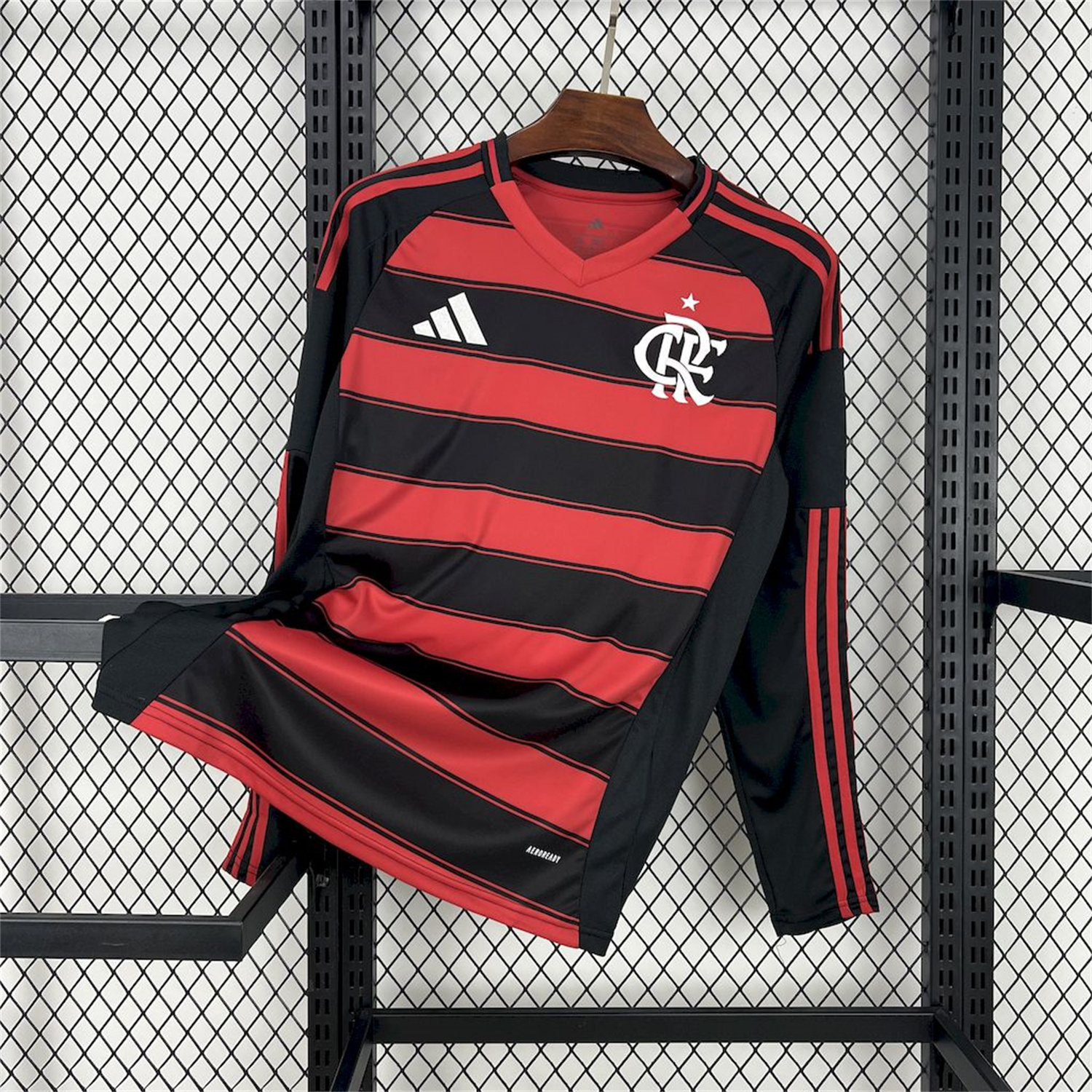 AlphaJersey-Flamengo 25-26 Home Unsponsored Long Sleeves Jersey - Fans Version
