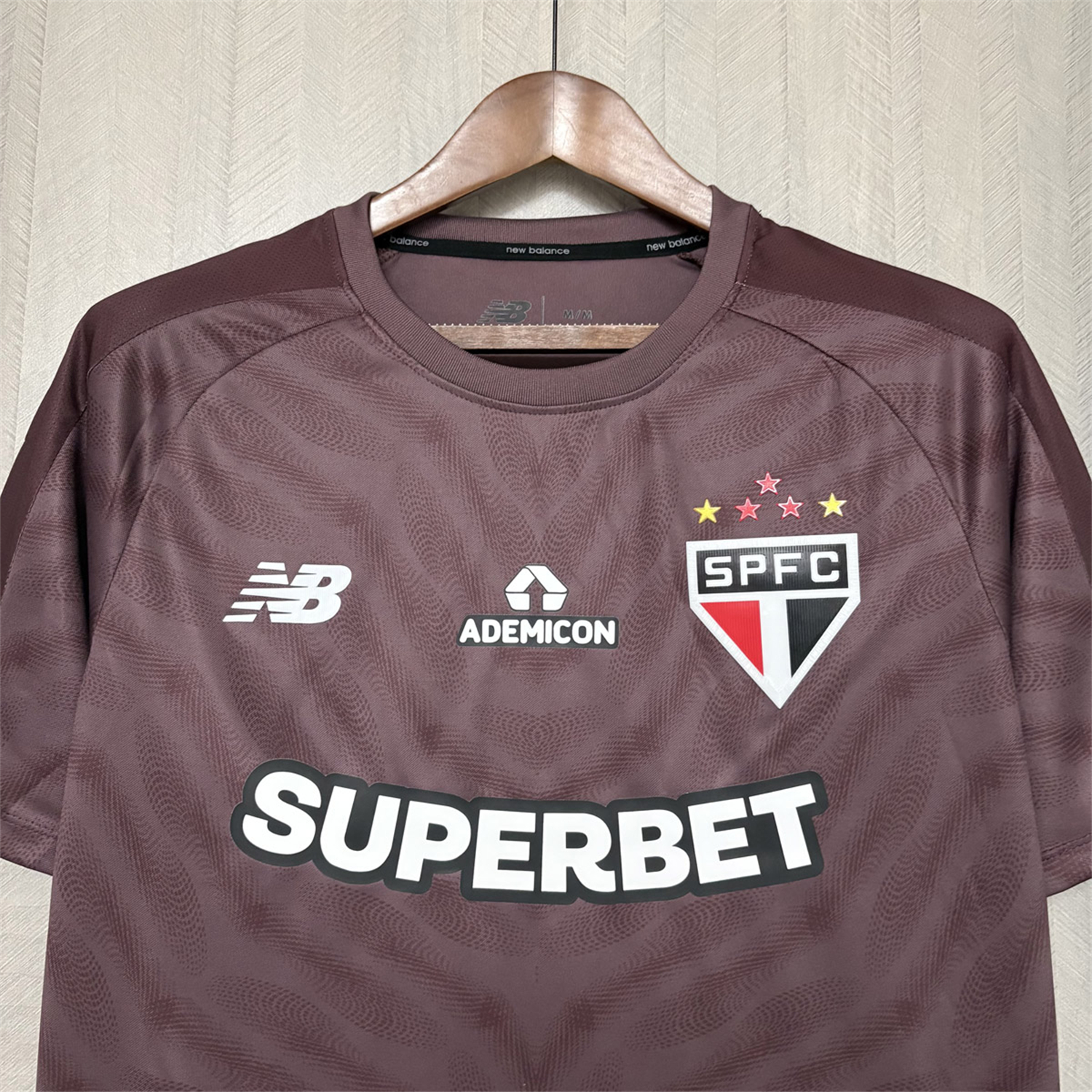 AJ-AlphaJersey-Sao Paulo 26-27 Burgundy Goalkeeper Jersey - Fans Version