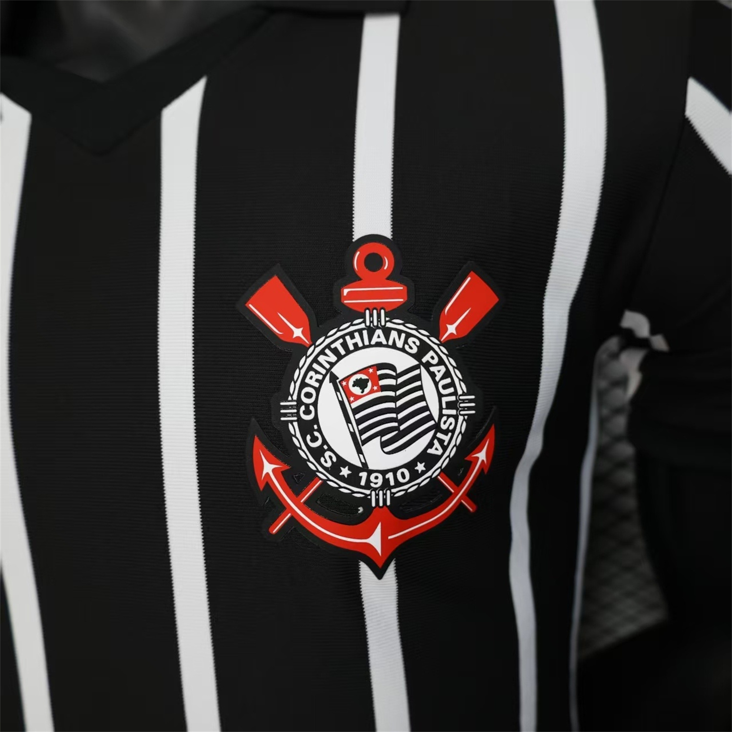 AlphaJersey-Corinthians 25-26 Black And White Special Jersey - Player Version