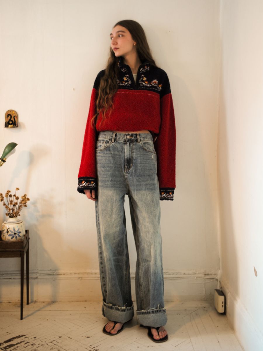Lacy Baggy Jeans | Modern Menswear by yycbvcnbmmnbm