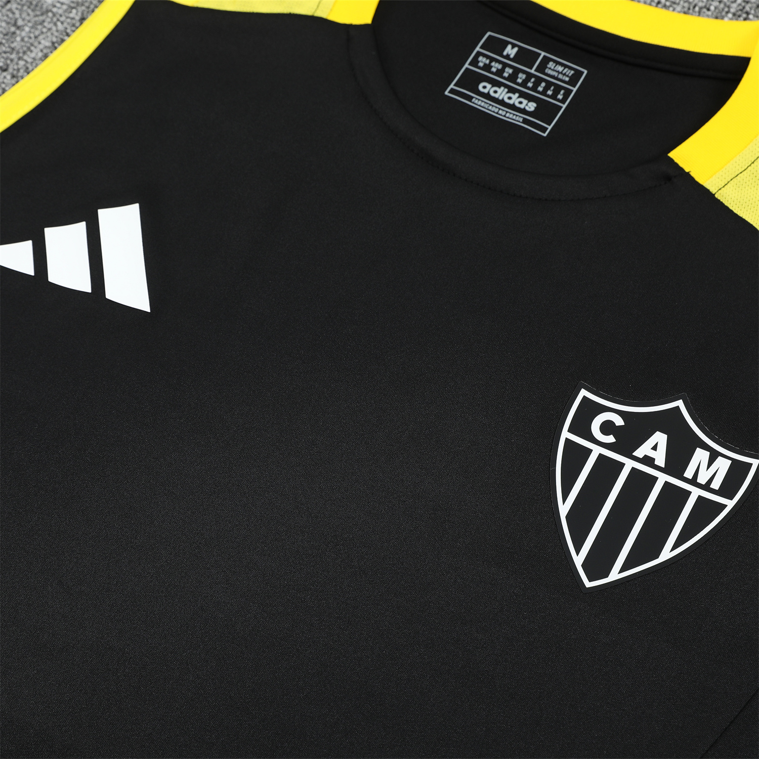 AlphaJersey-Atletico Mineiro 25-26 Vest Training Set - Black Vest With Black Shorts