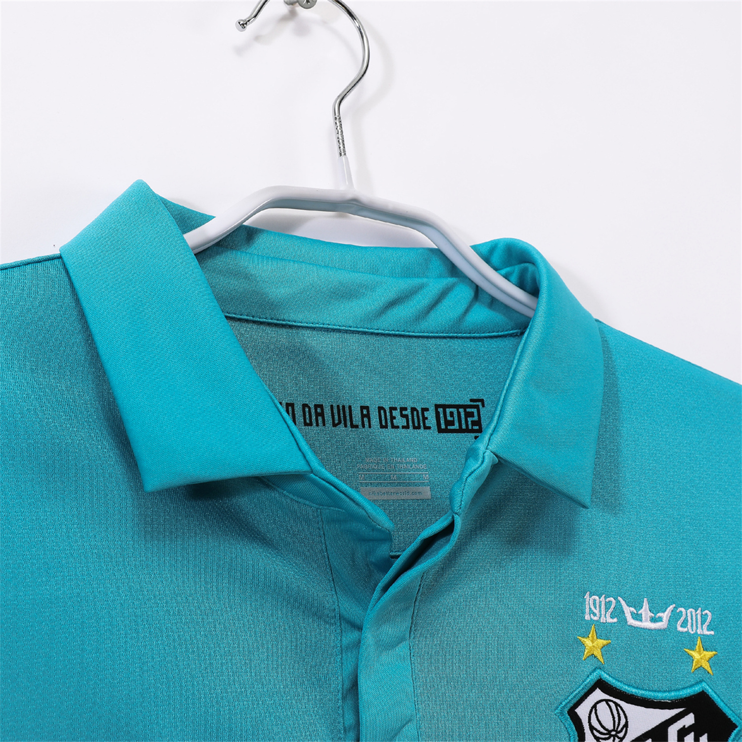 AlphaJersey-Retro Santos 2012 Third Long Sleeve Jersey